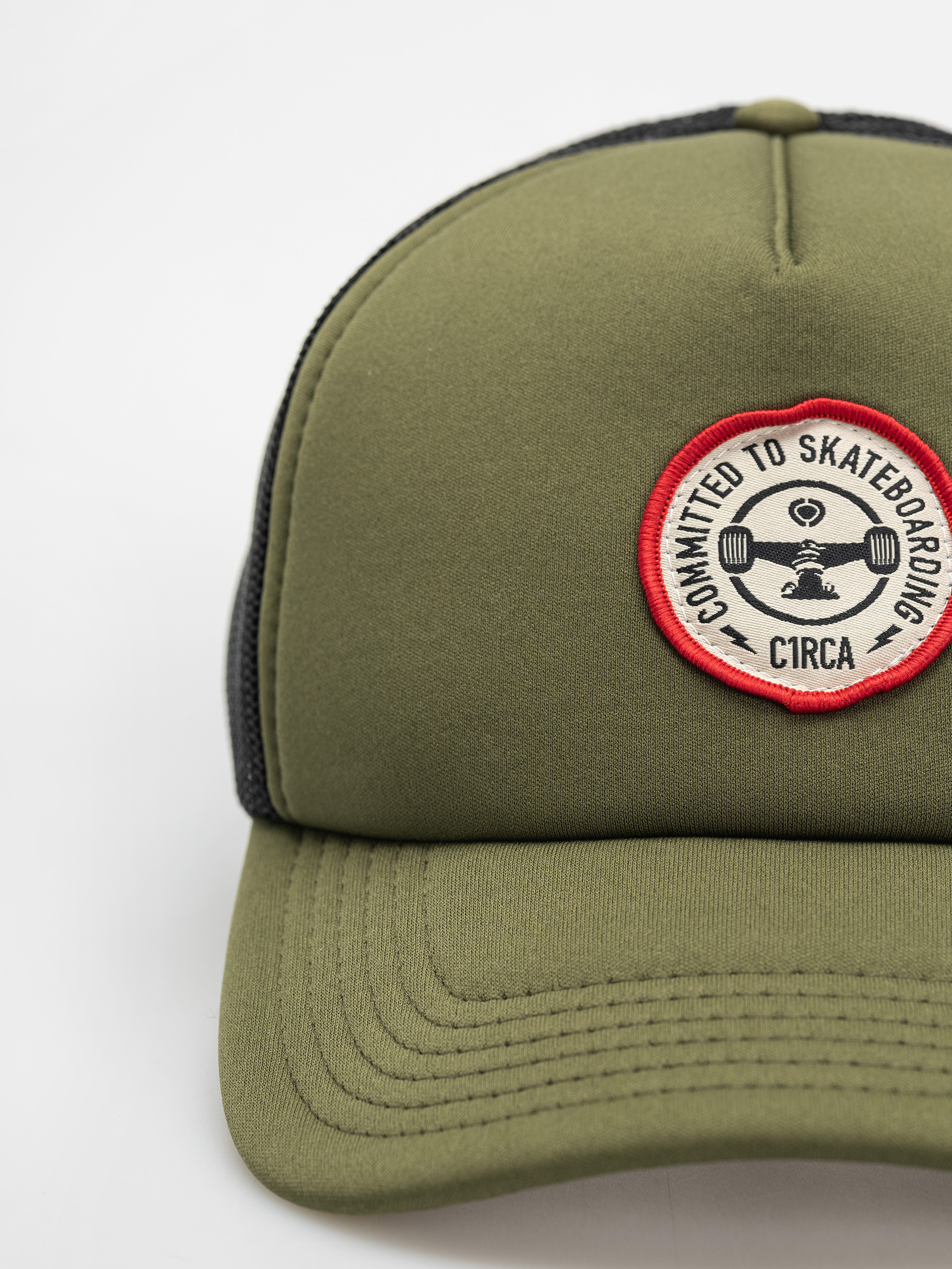 Kšiltovka  Circa C1rcle Trucker (military/red)