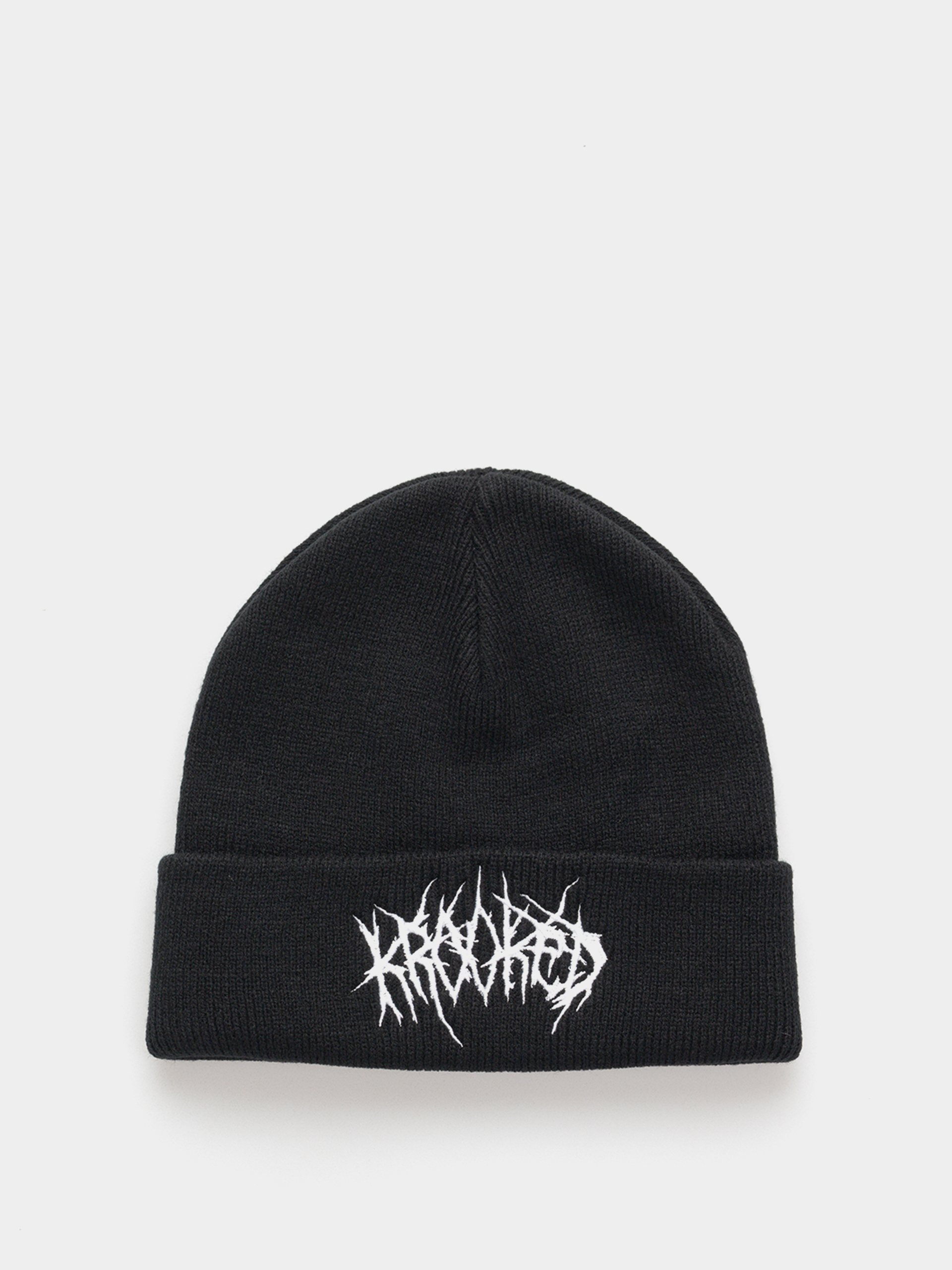 Čepice Krooked Necro Skript (black/white)