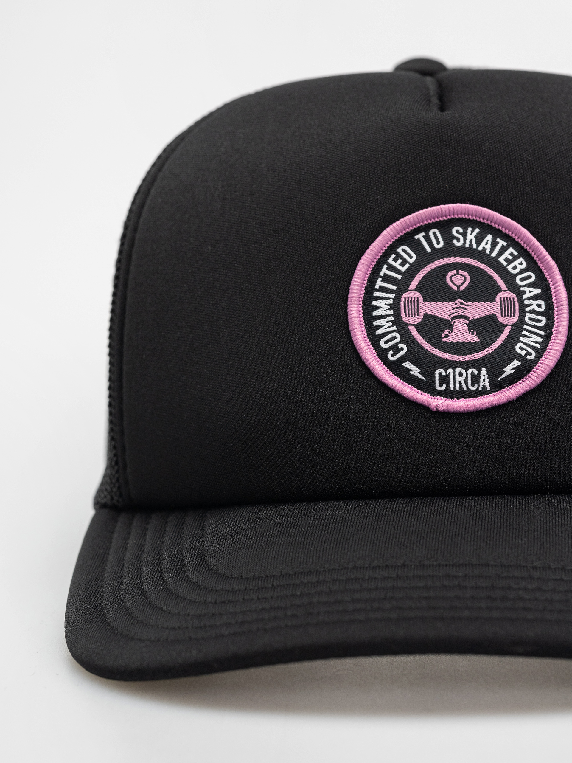 Kšiltovka  Circa C1rcle Trucker (black/pink)
