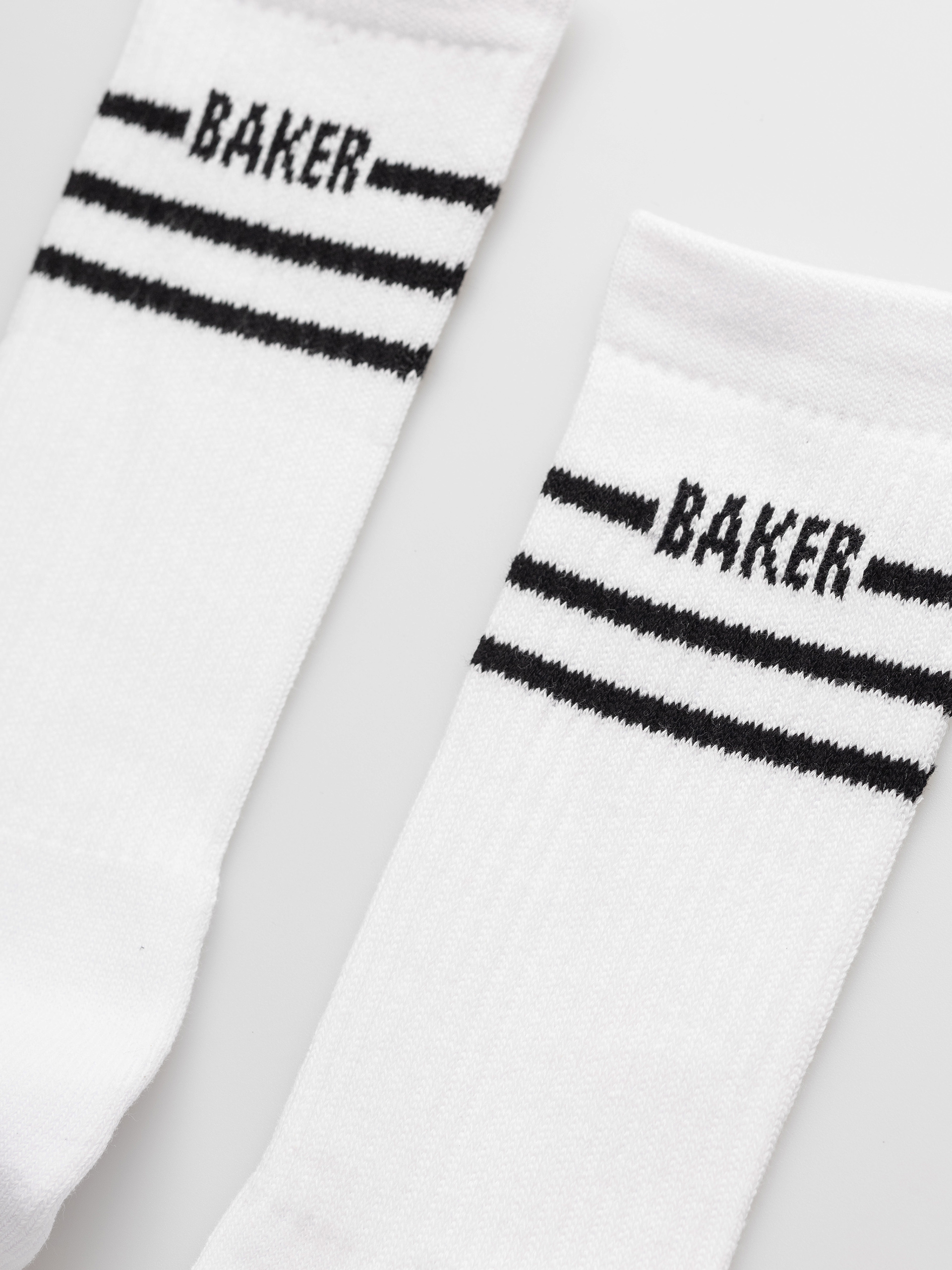 Ponožky Baker Mini Stripe (white)