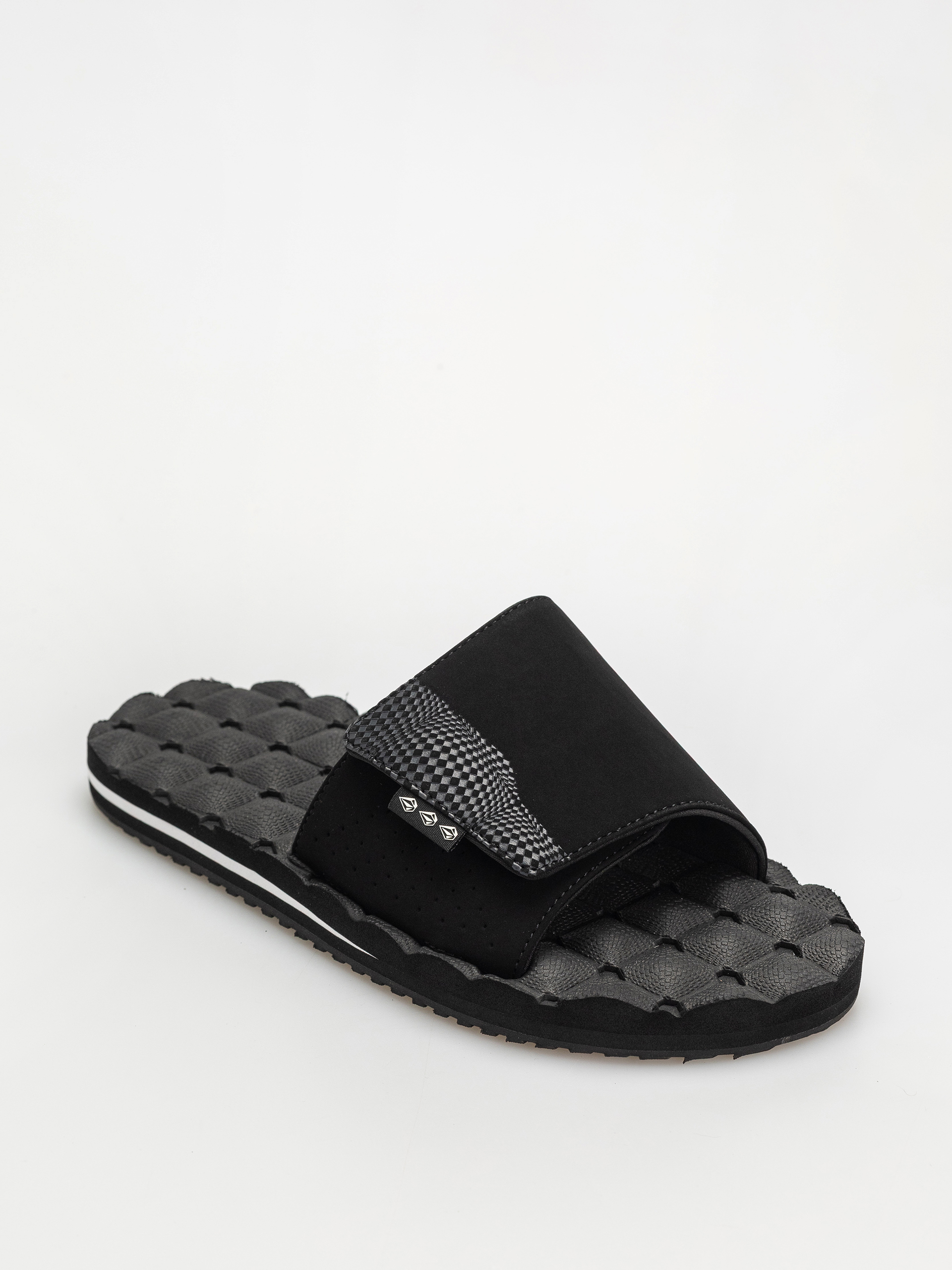 Plážovky Volcom Recliner Slide (black white)