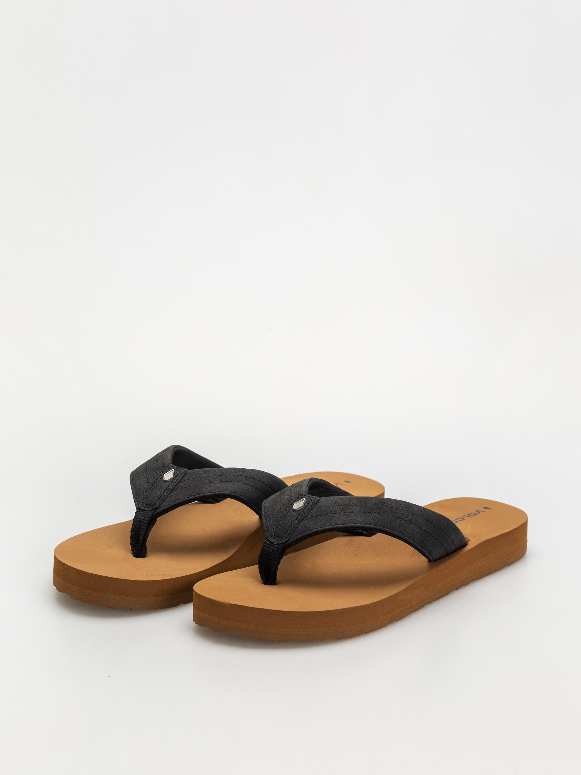 Plážovky Volcom Boyfriends Thong Wmn (black)