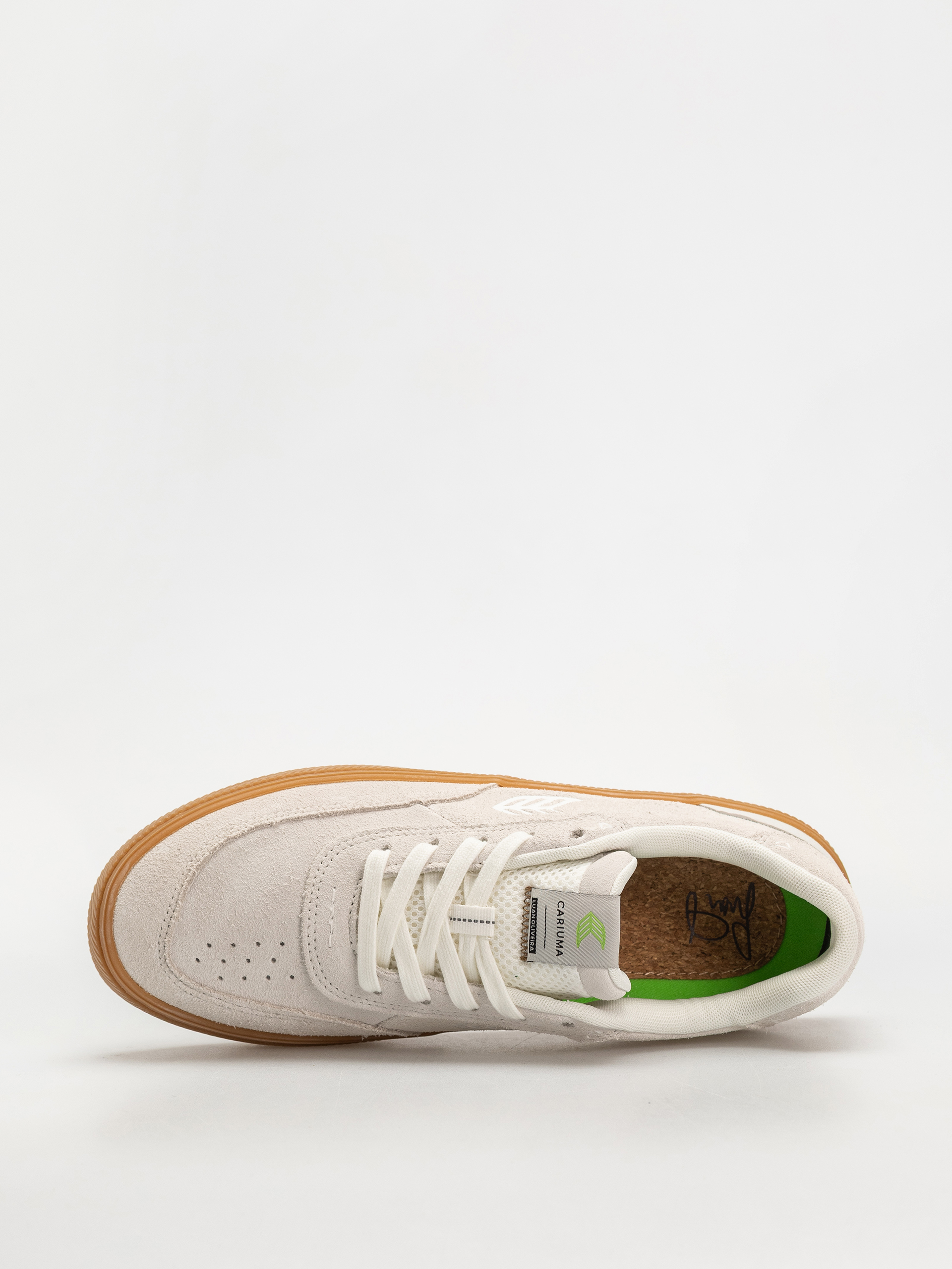 Boty Cariuma Luan Pro (gum smoke white suede off white logo)