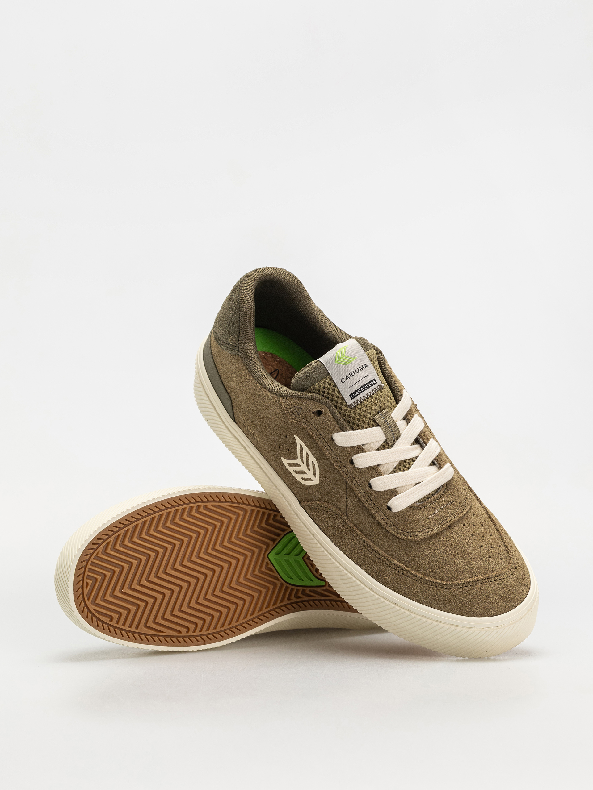 Boty Cariuma Luan Pro Wmn (olive green suede ivory logo burnt olive)