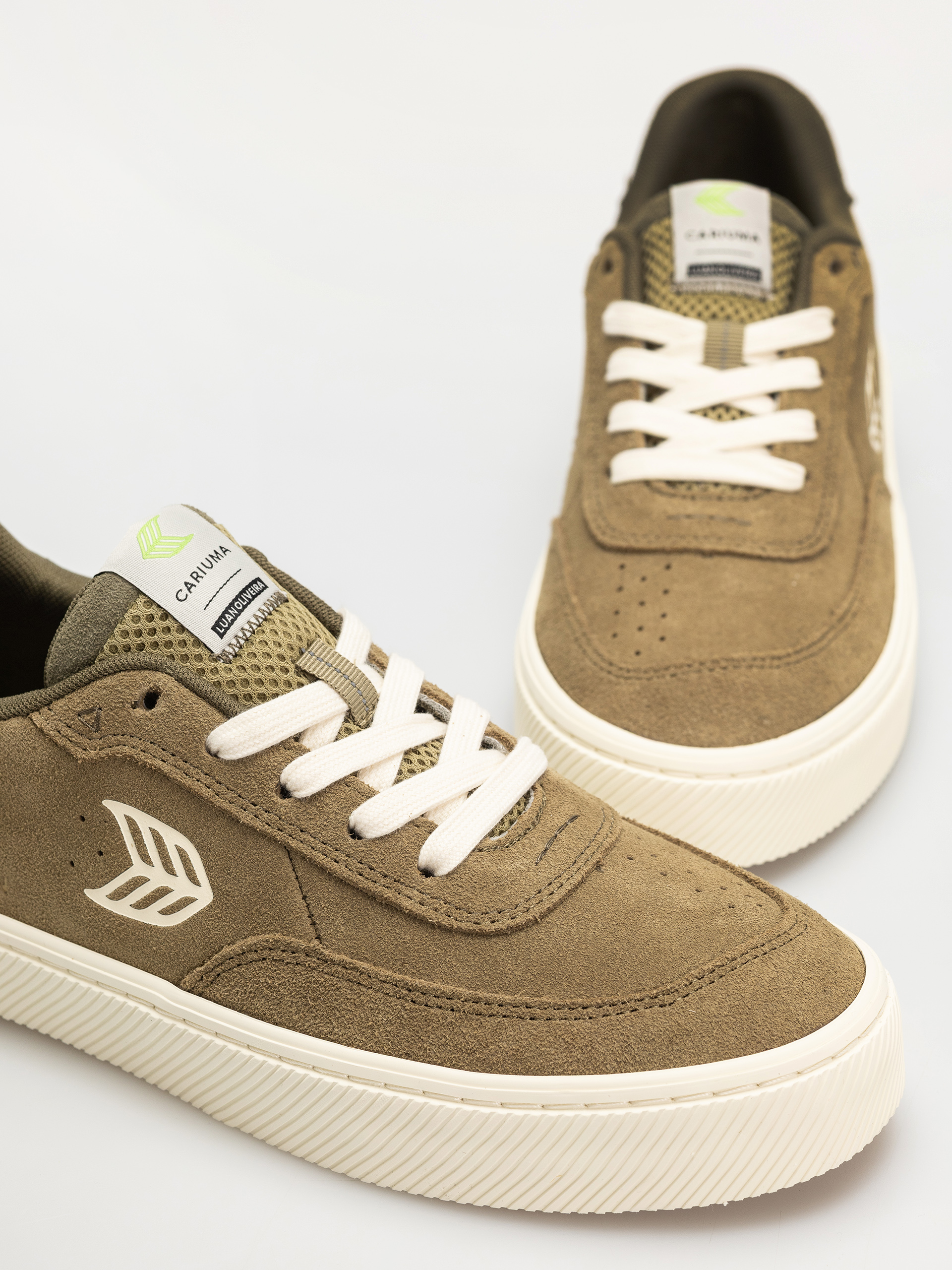 Boty Cariuma Luan Pro Wmn (olive green suede ivory logo burnt olive)