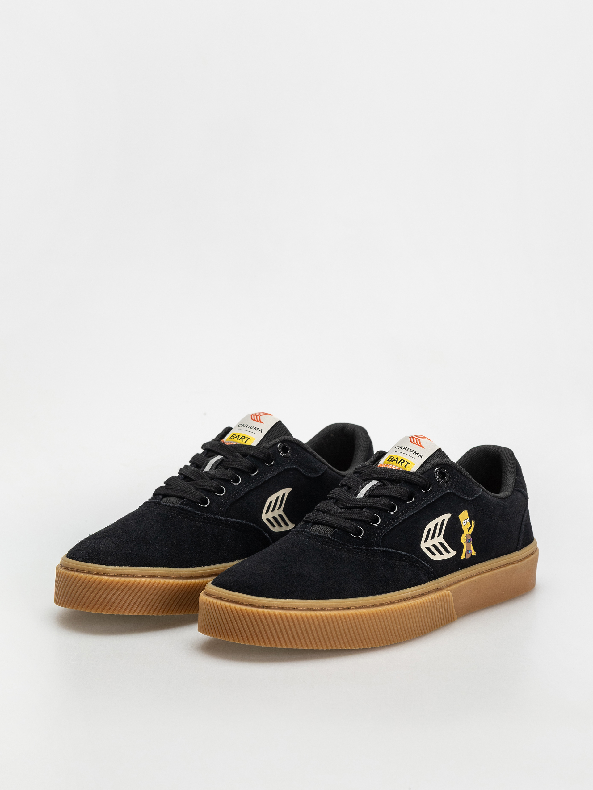 Boty Cariuma Simpsons Naioca (black suede bart skateboard)