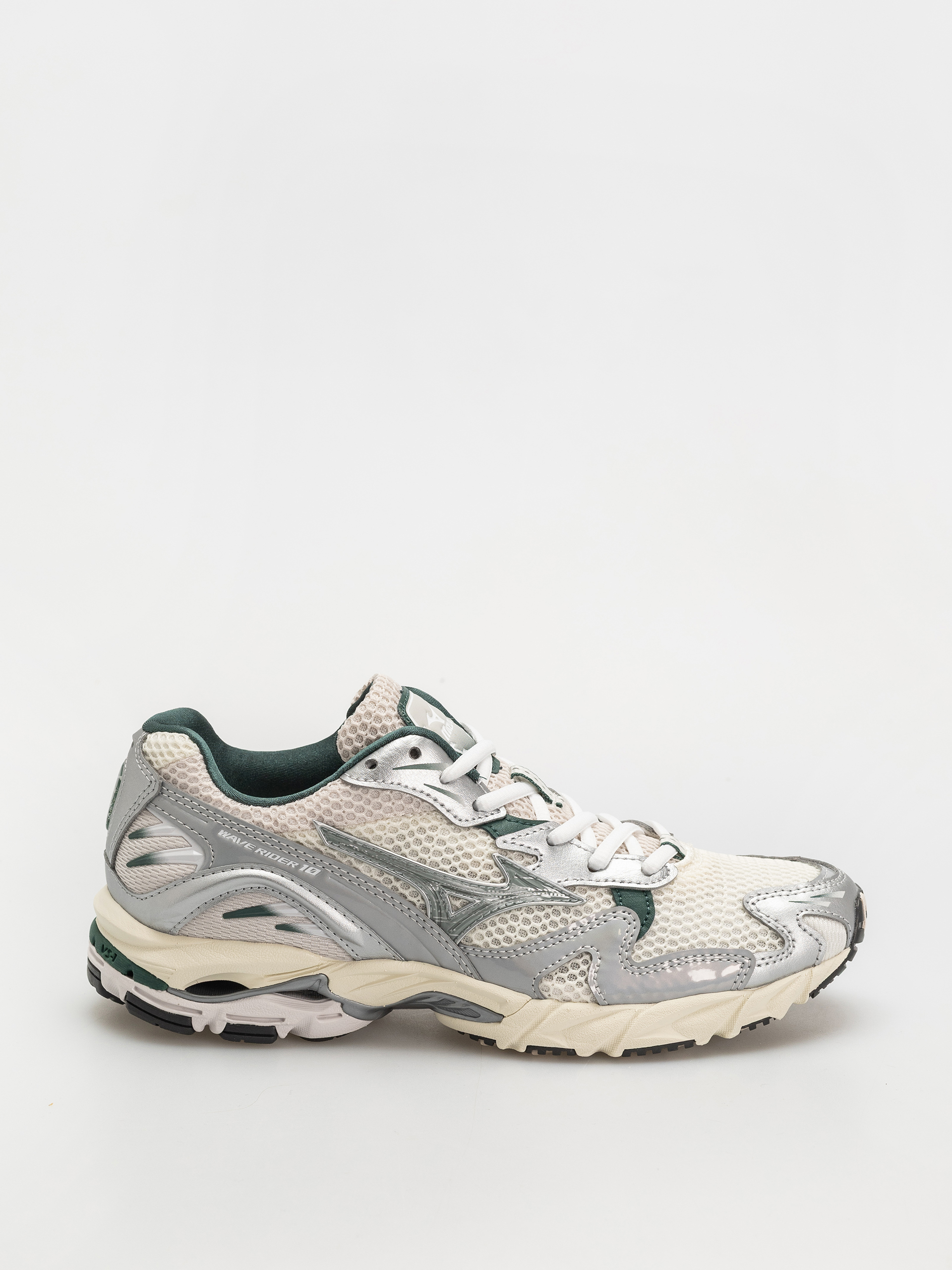 Boty Mizuno Wave Rider 10 (snow white/slate/bistro green)