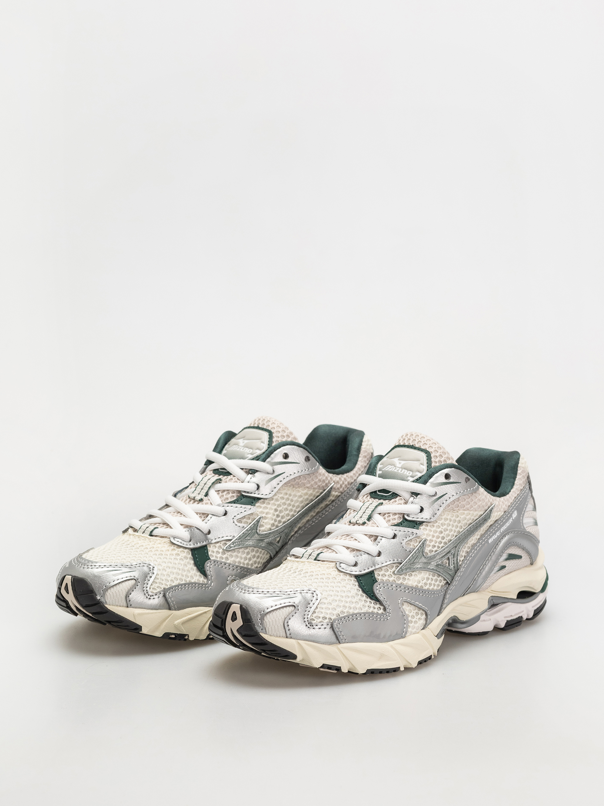 Boty Mizuno Wave Rider 10 (snow white/slate/bistro green)