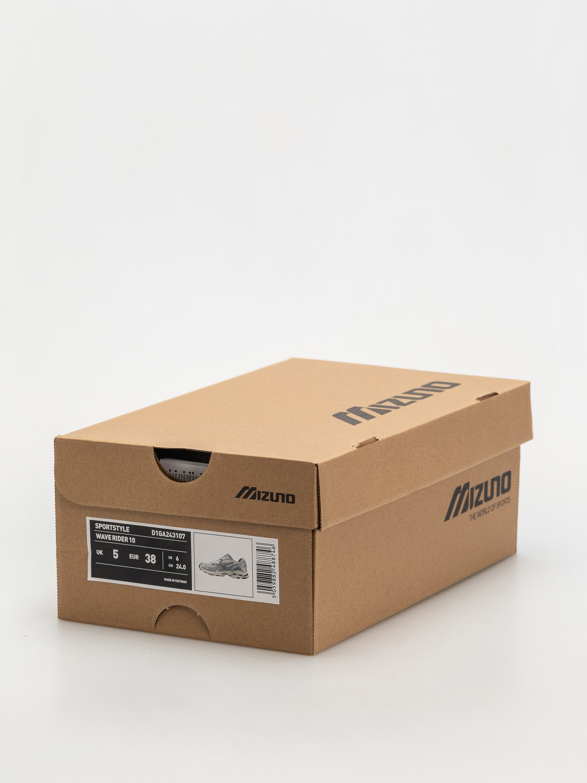 Boty Mizuno Wave Rider 10 (snow white/slate/bistro green)