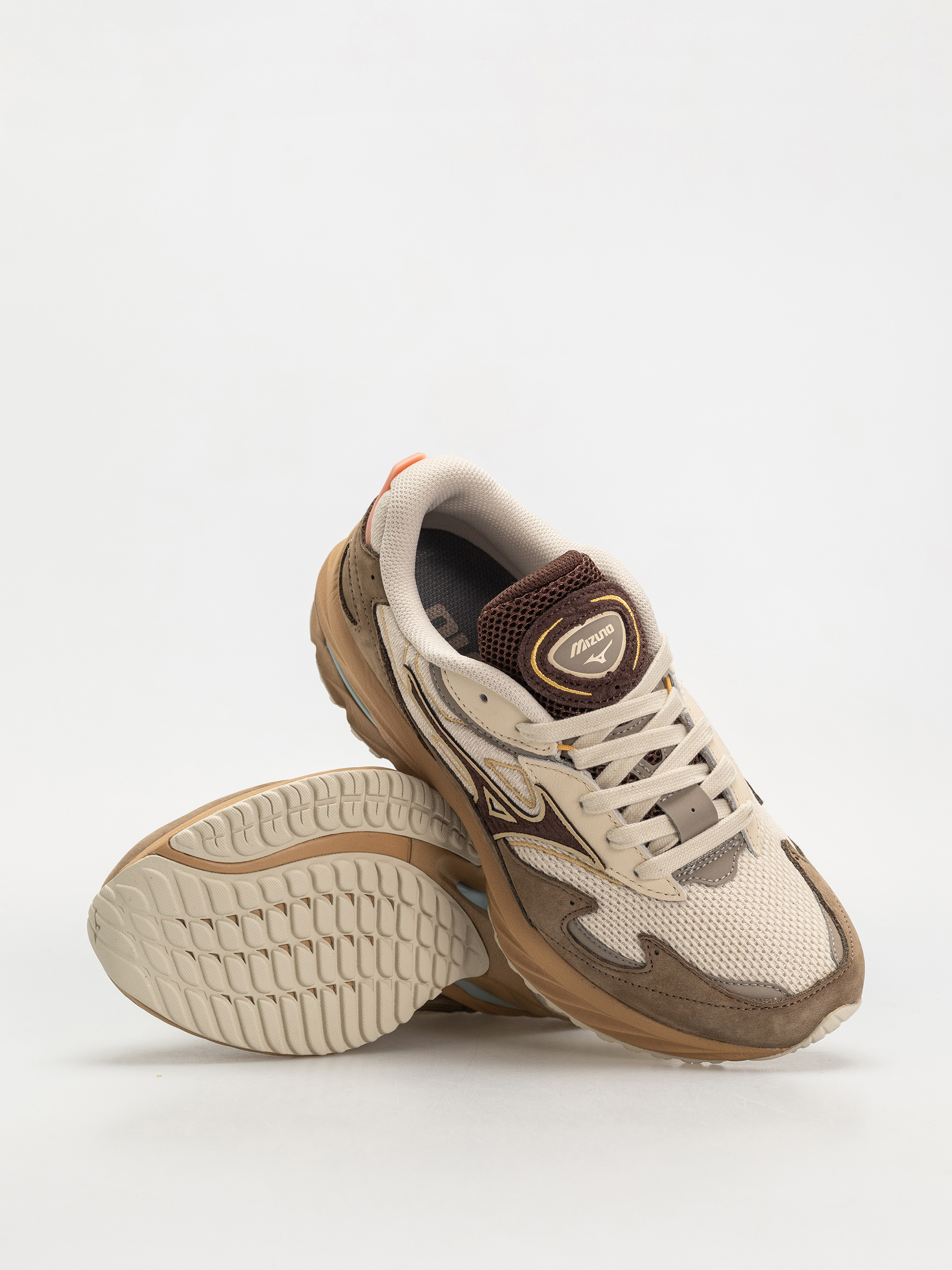 Boty Mizuno Wave Rider Βeta Premium (vintage khaki/chicory coffee/lantana)