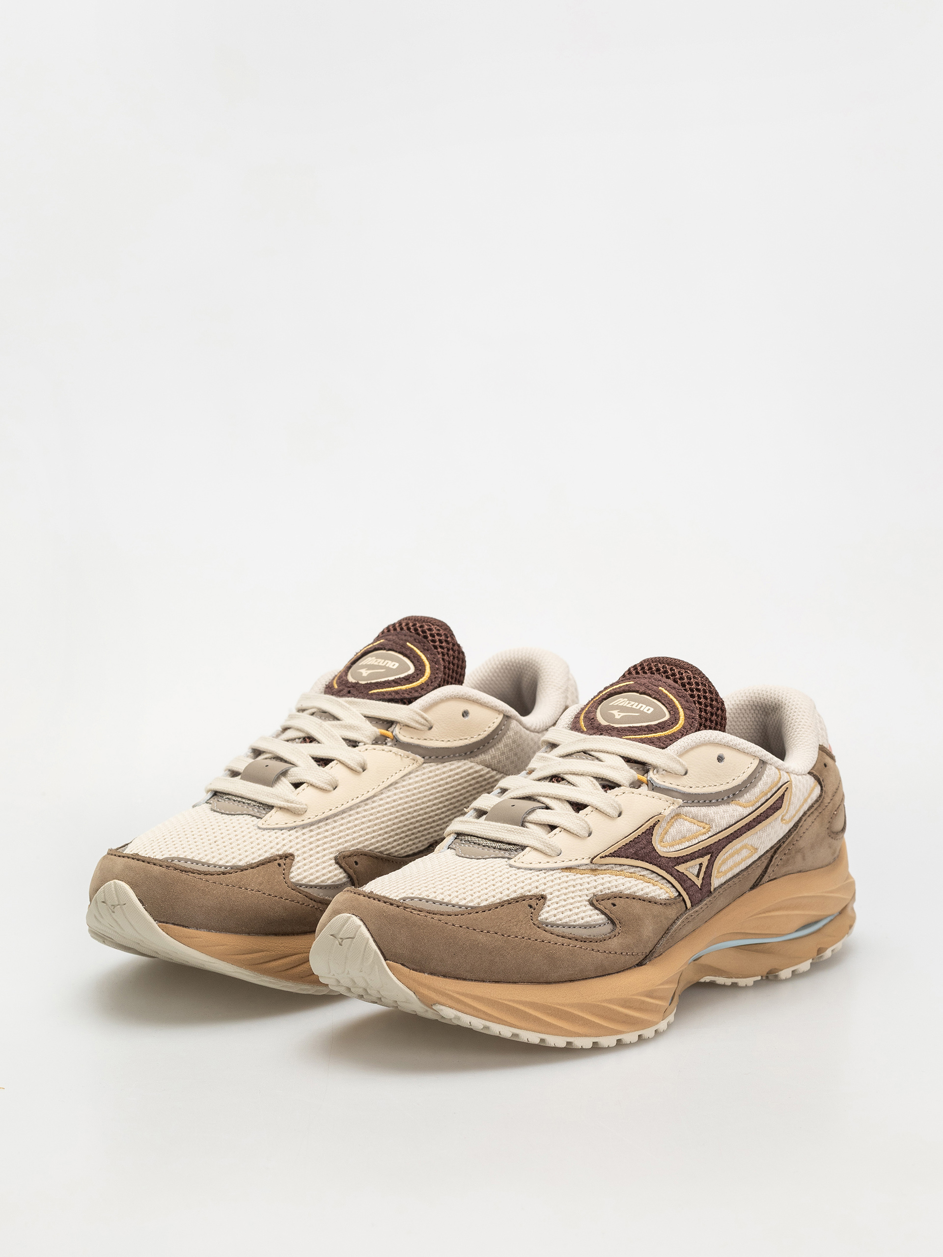 Boty Mizuno Wave Rider Βeta Premium (vintage khaki/chicory coffee/lantana)