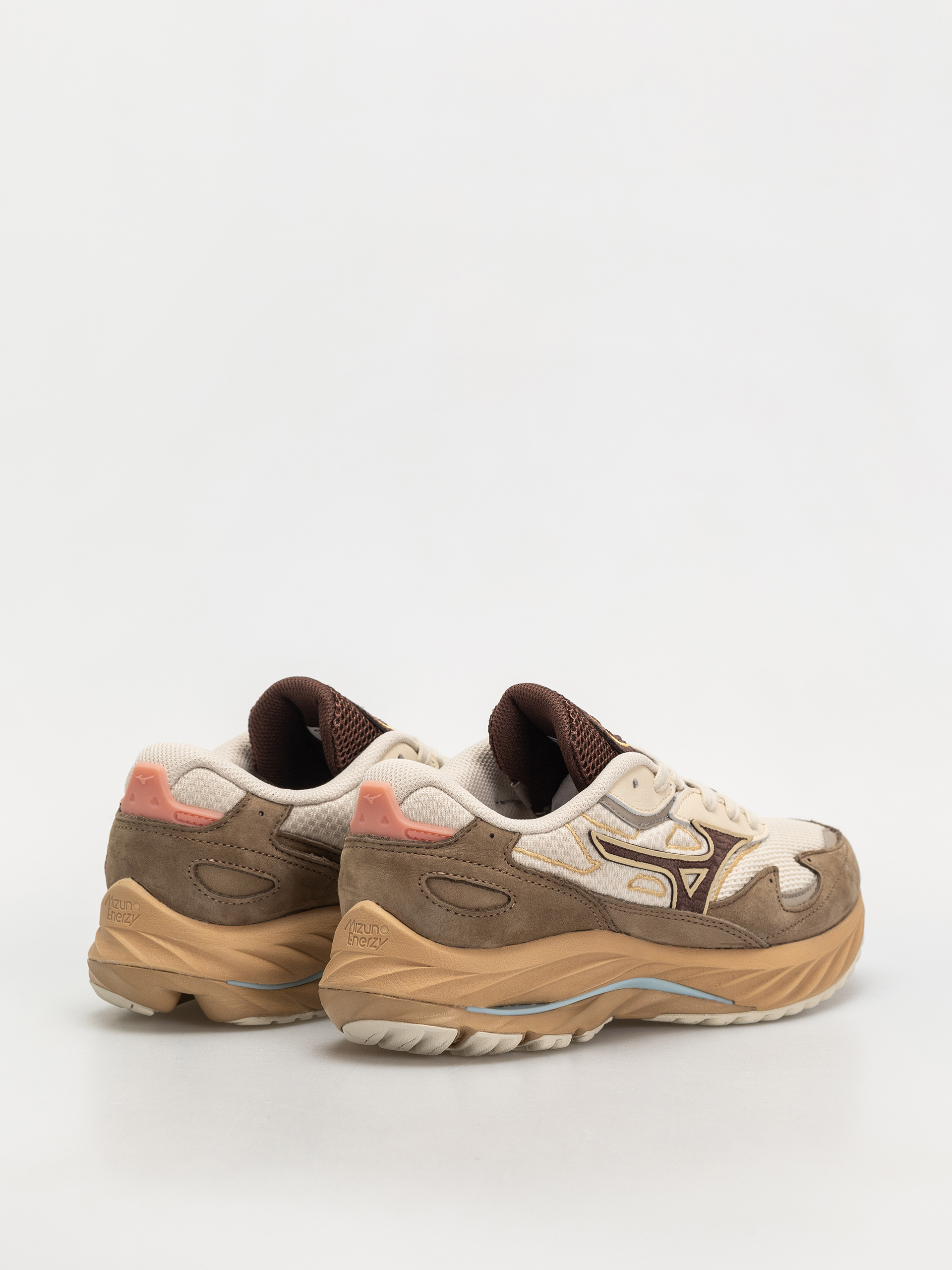 Boty Mizuno Wave Rider Βeta Premium (vintage khaki/chicory coffee/lantana)