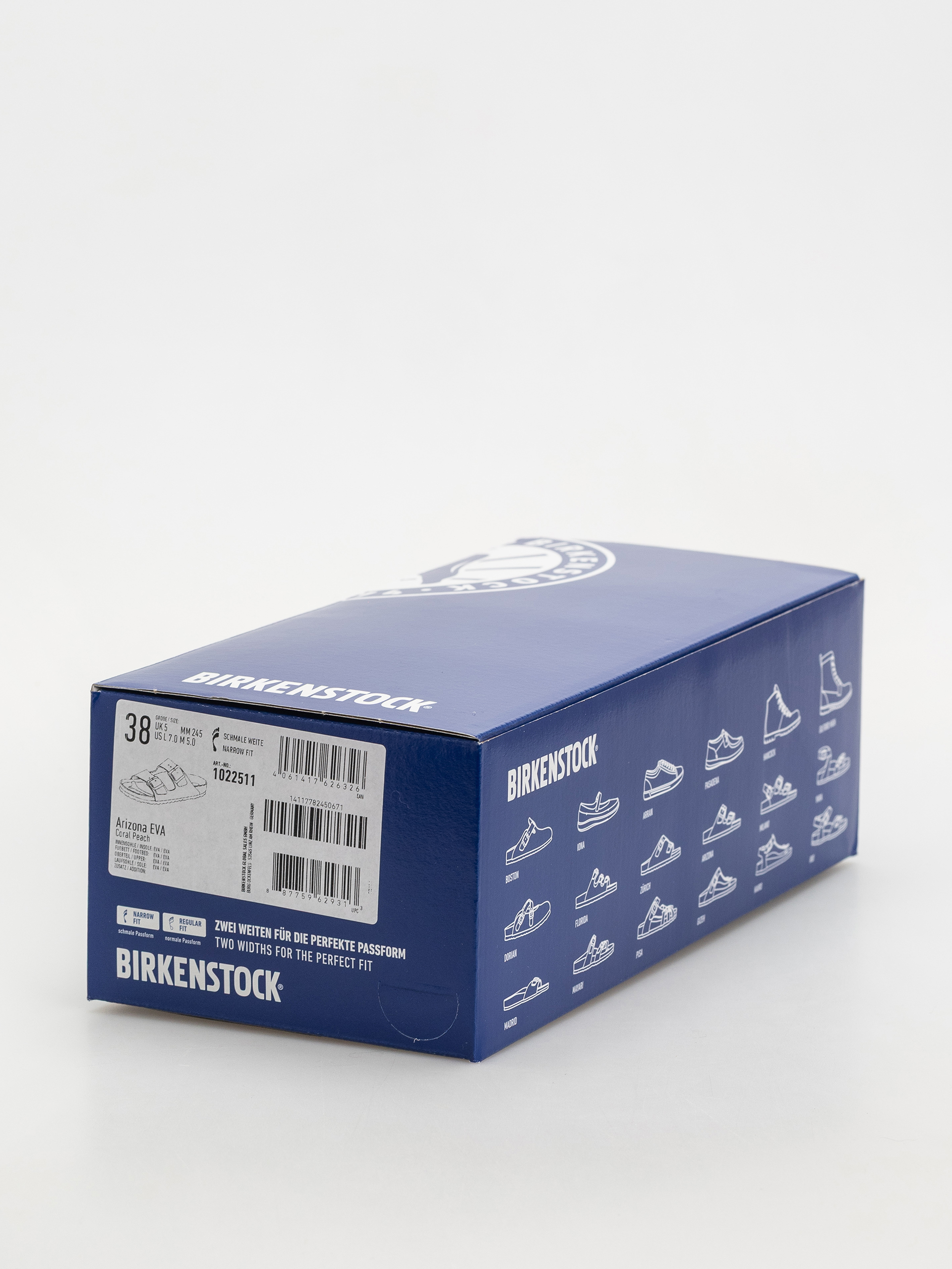 Plážovky Birkenstock Arizona Eva Narrow Wmn (coral peach)