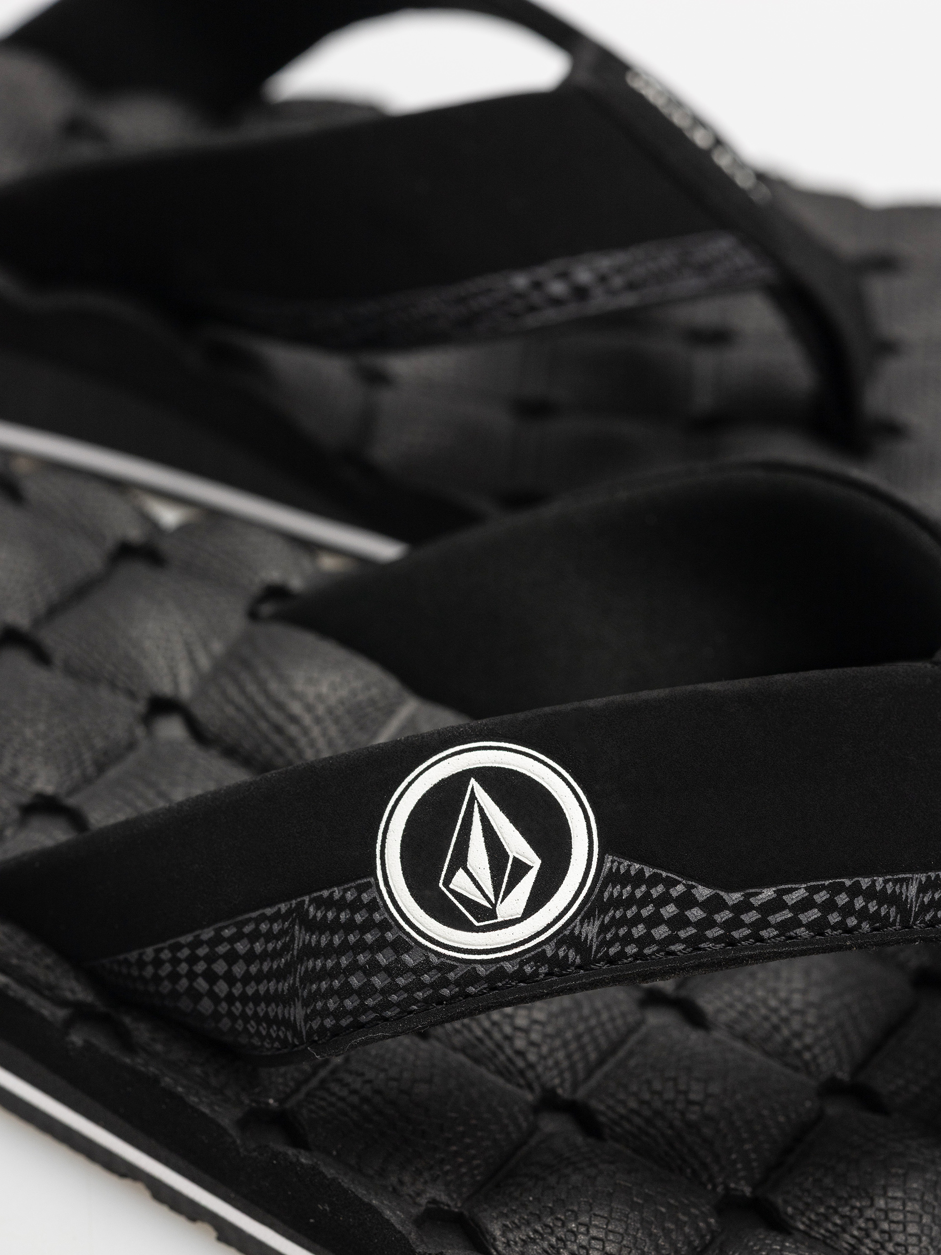 Plážovky Volcom Recliner (black white)