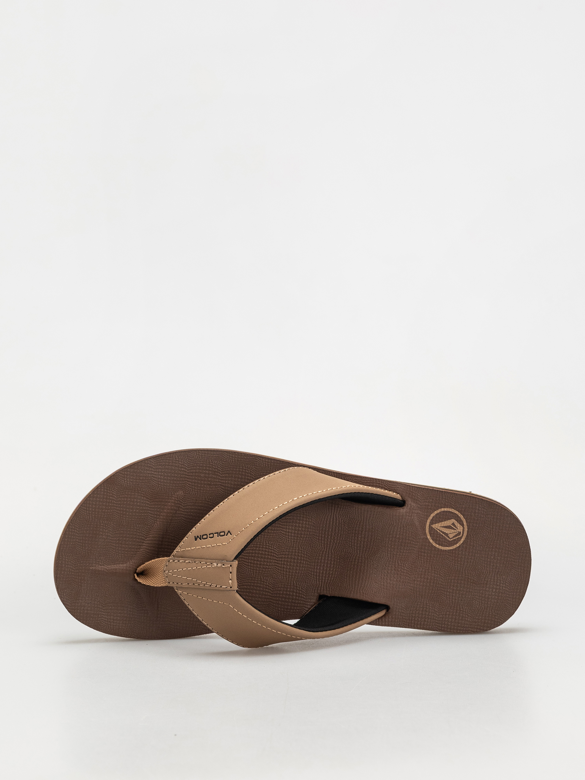 Plážovky Volcom Victor (brown khaki)