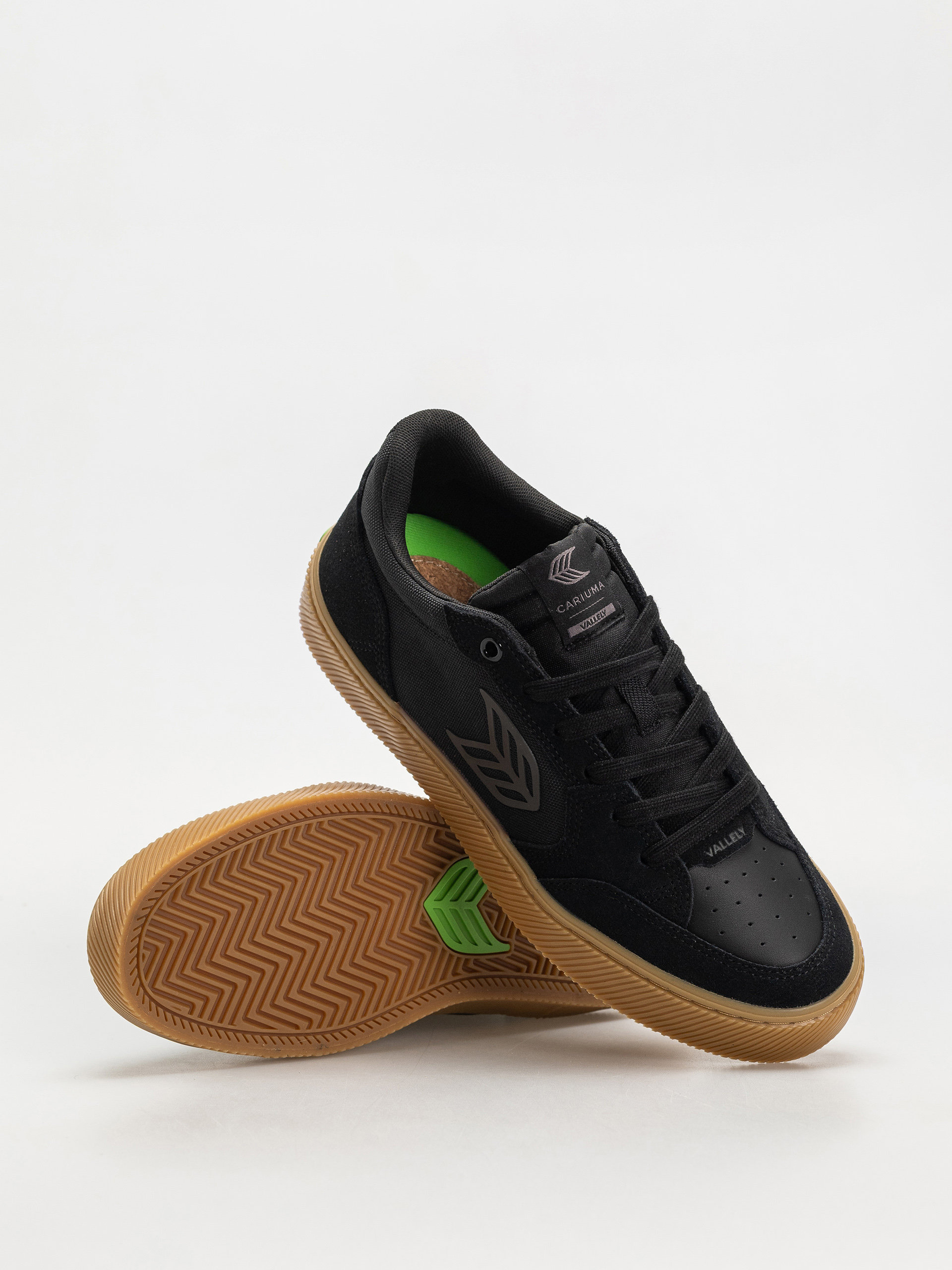 Boty Cariuma Vallely Pro (gum black suede and cordura ash grey logo)