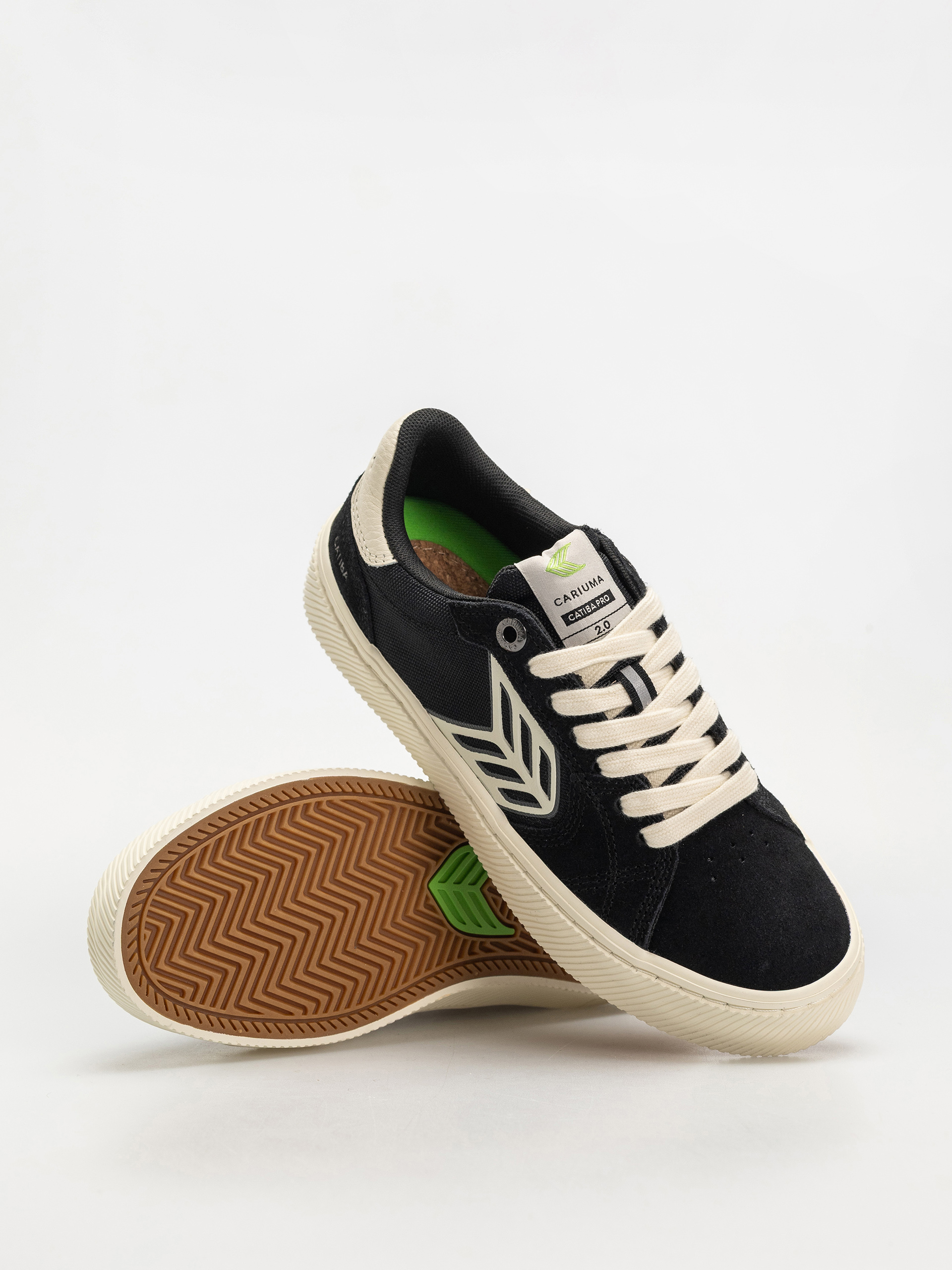 Boty Cariuma Catiba Pro 2.0 Wmn (black suede and cordura ivory logo)
