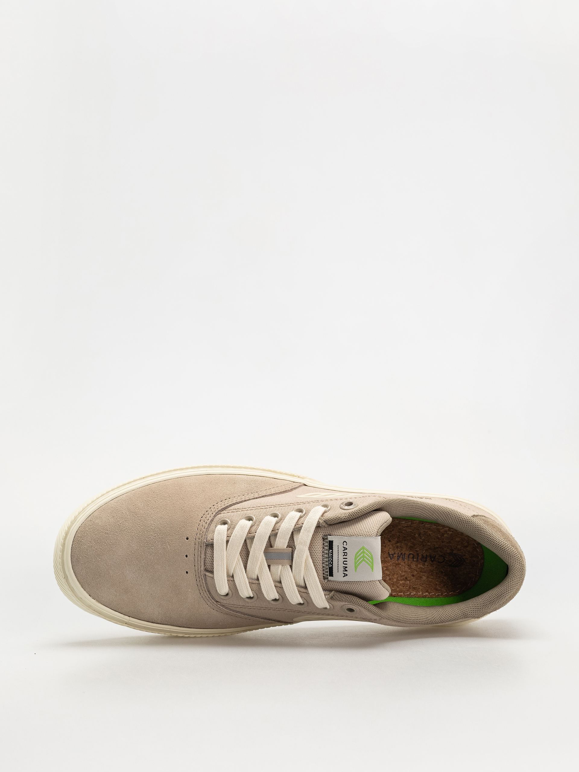 Boty Cariuma Naioca Pro (plaza taupe suede and canvas ivory logo laurel oak)