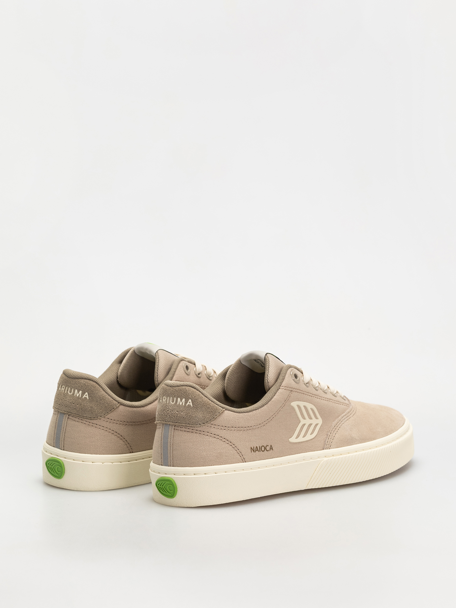 Boty Cariuma Naioca Pro (plaza taupe suede and canvas ivory logo laurel oak)