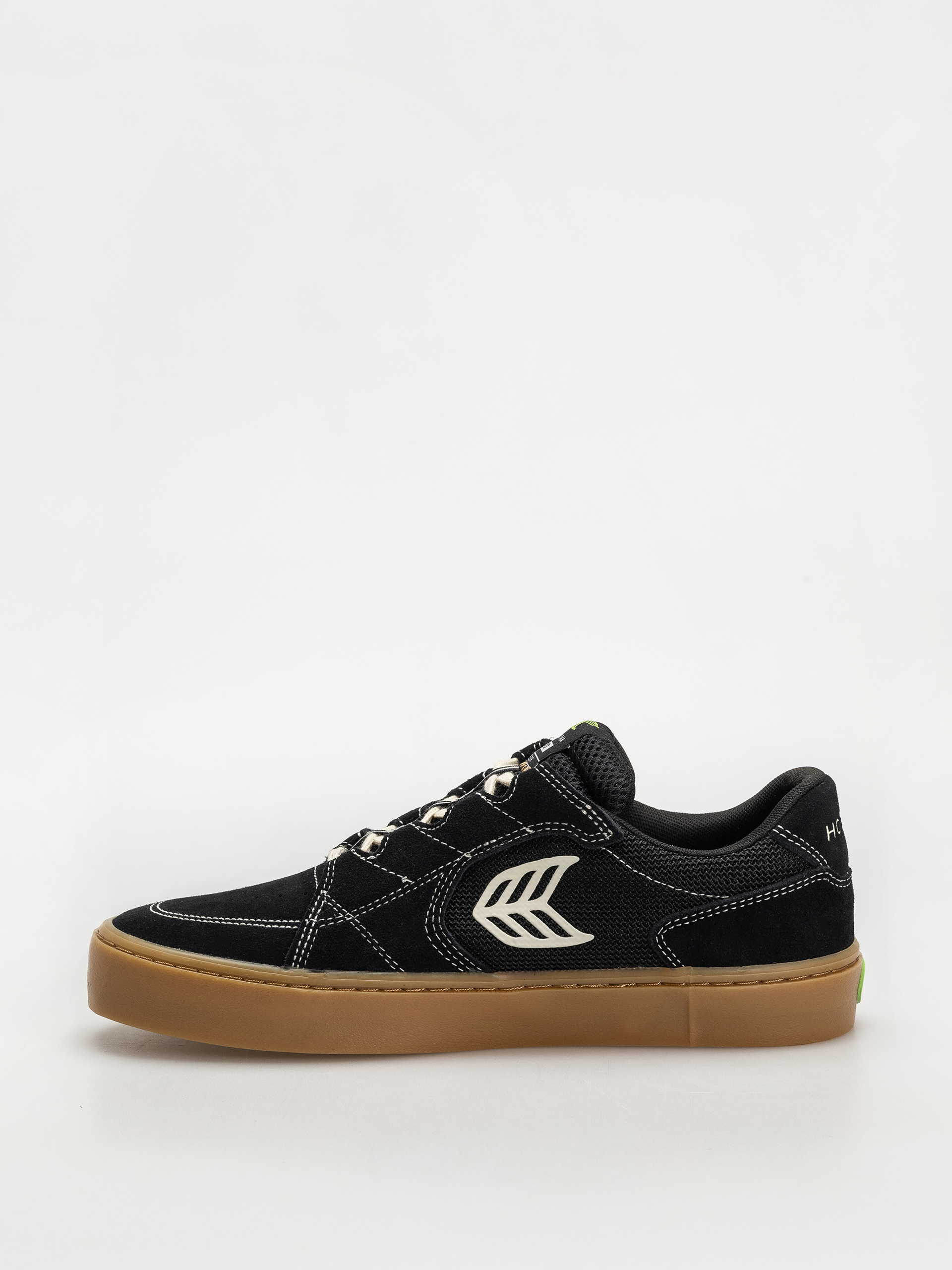Boty Cariuma T20 Pro (gum black suede and mesh ivory logo contrast thread)