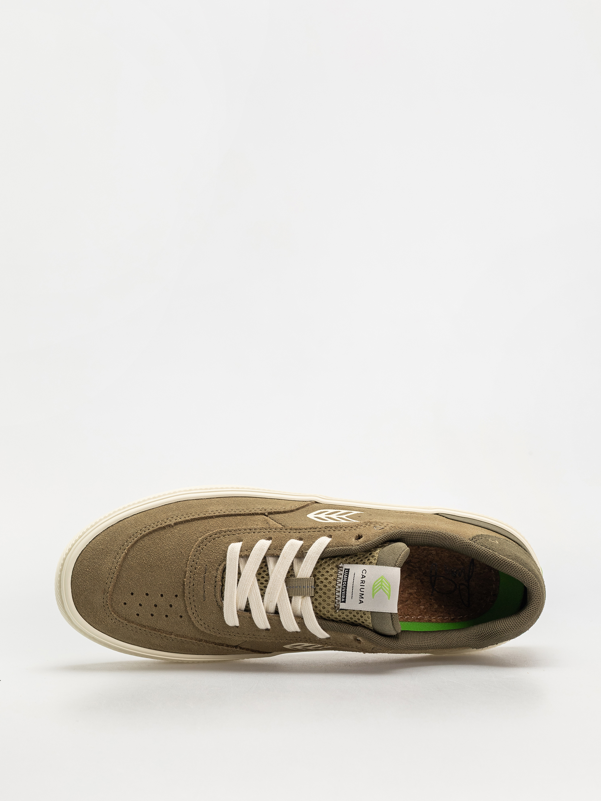 Boty Cariuma Luan Pro (olive green suede ivory logo burnt olive)