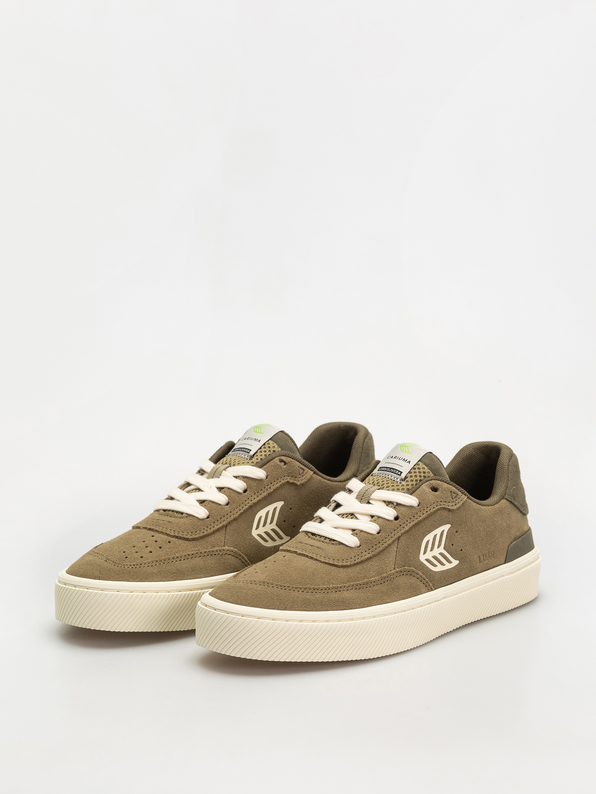Boty Cariuma Luan Pro (olive green suede ivory logo burnt olive)