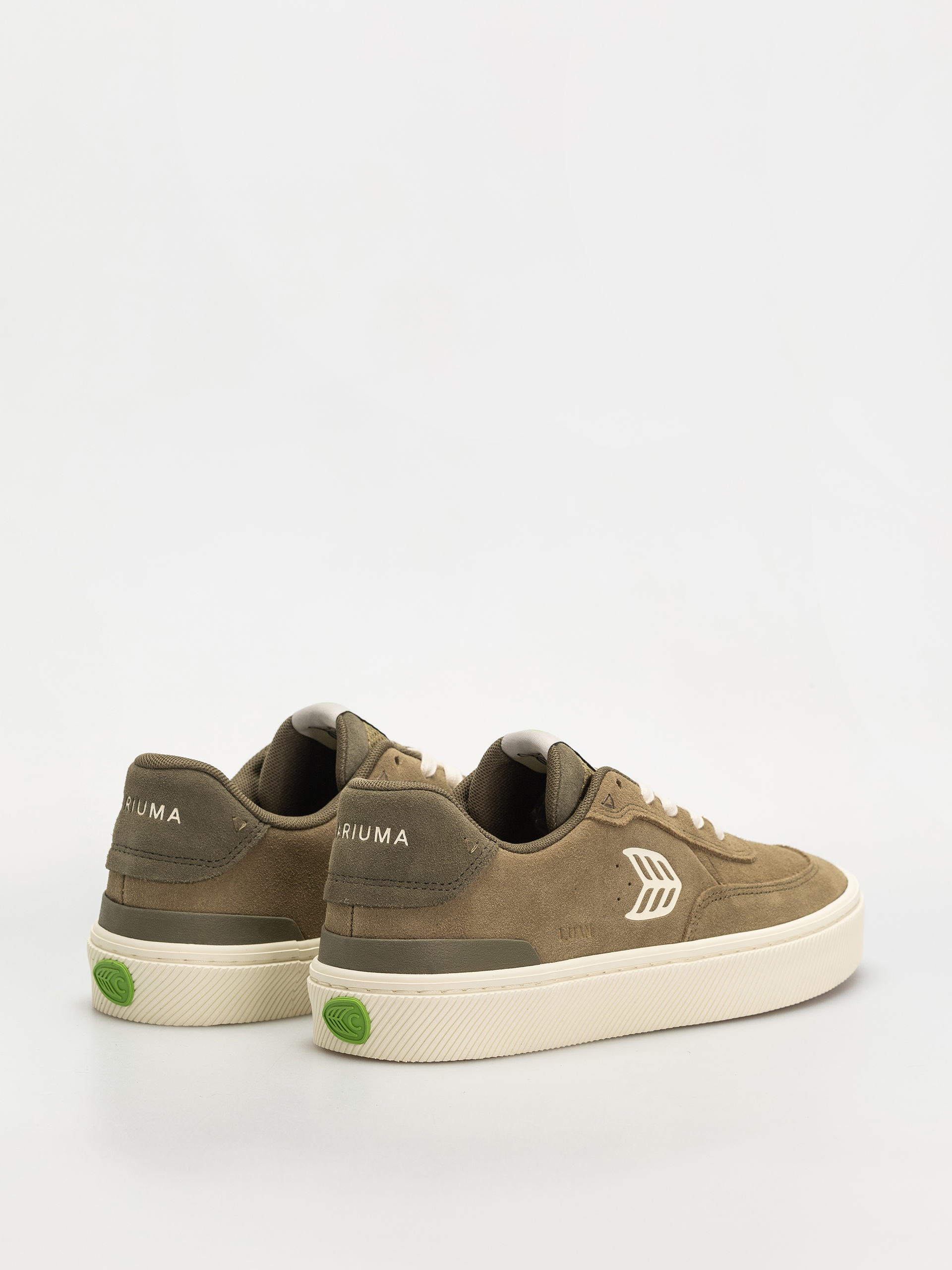 Boty Cariuma Luan Pro (olive green suede ivory logo burnt olive)