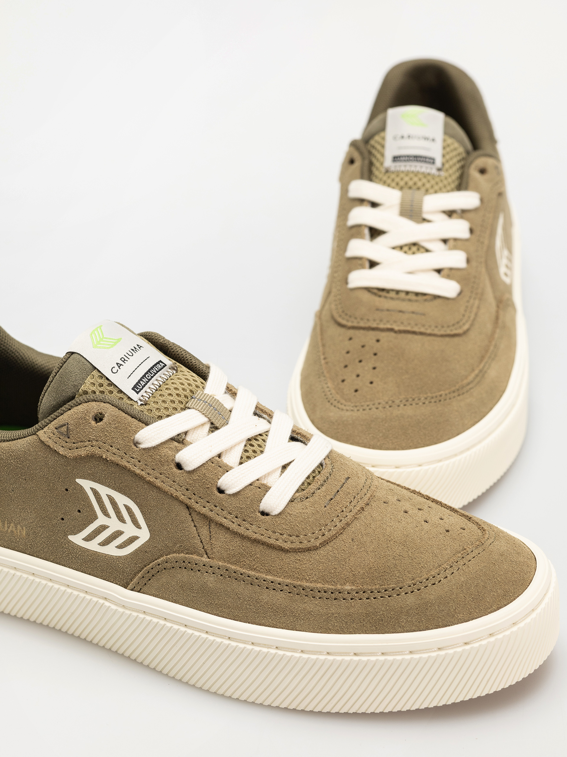 Boty Cariuma Luan Pro (olive green suede ivory logo burnt olive)