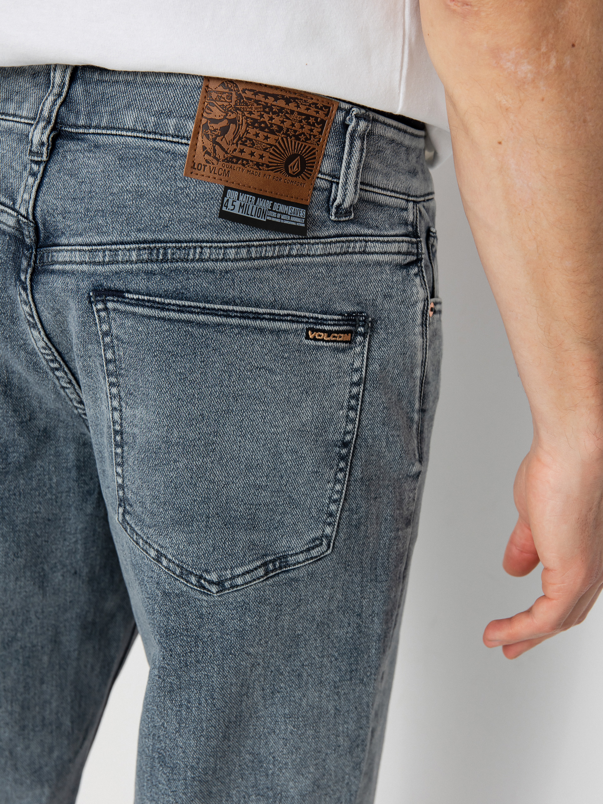 Kalhoty Volcom Modown Tapered (ash blue)