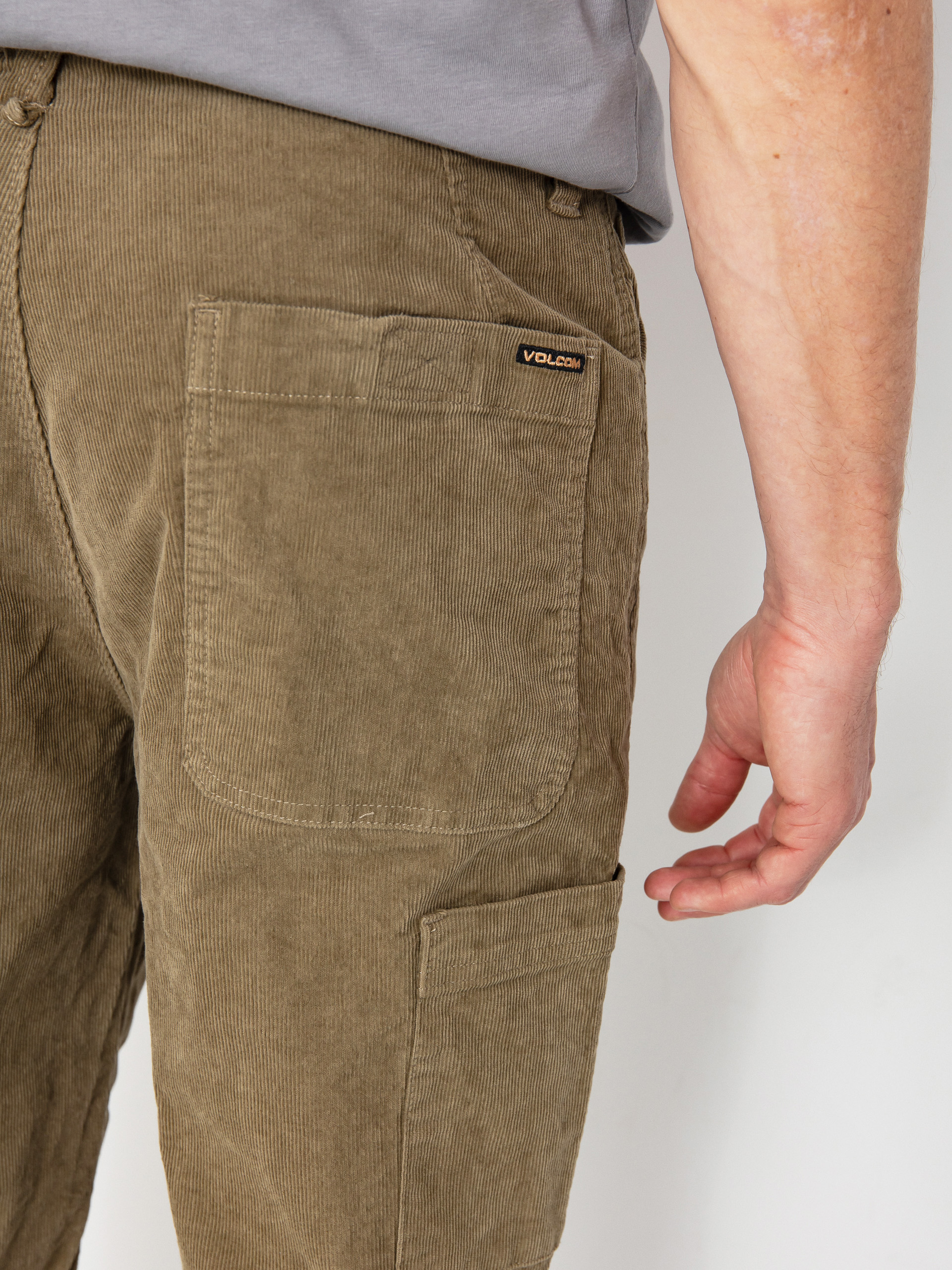 Kalhoty Volcom Kraftsman Cord (khaki)