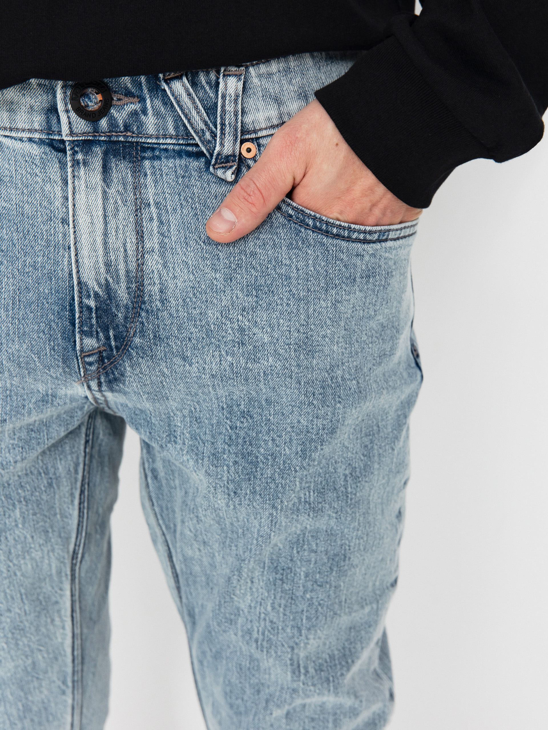 Kalhoty Volcom Vorta (carolina blue)