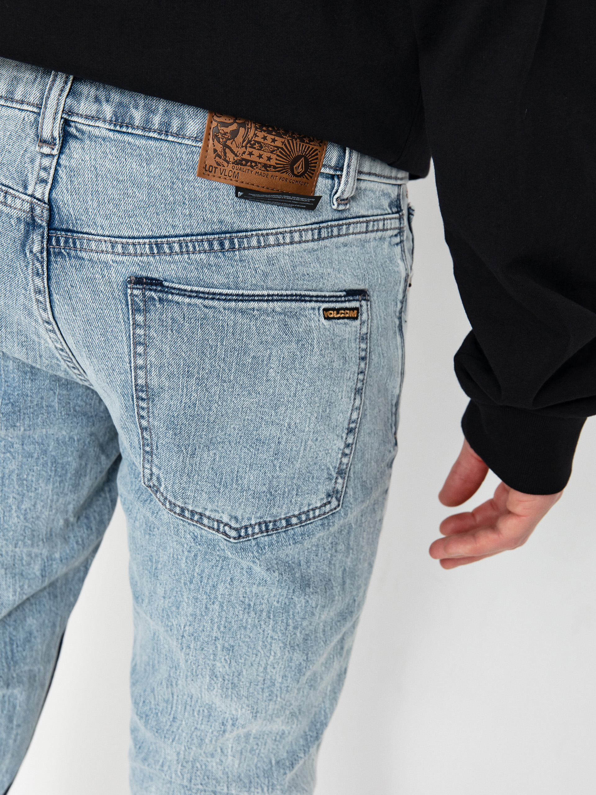 Kalhoty Volcom Vorta (carolina blue)