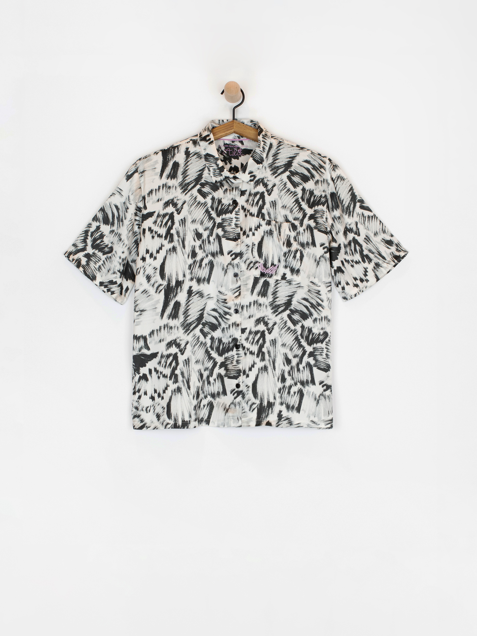 Košile Volcom Fa Alix Wmn (black white)