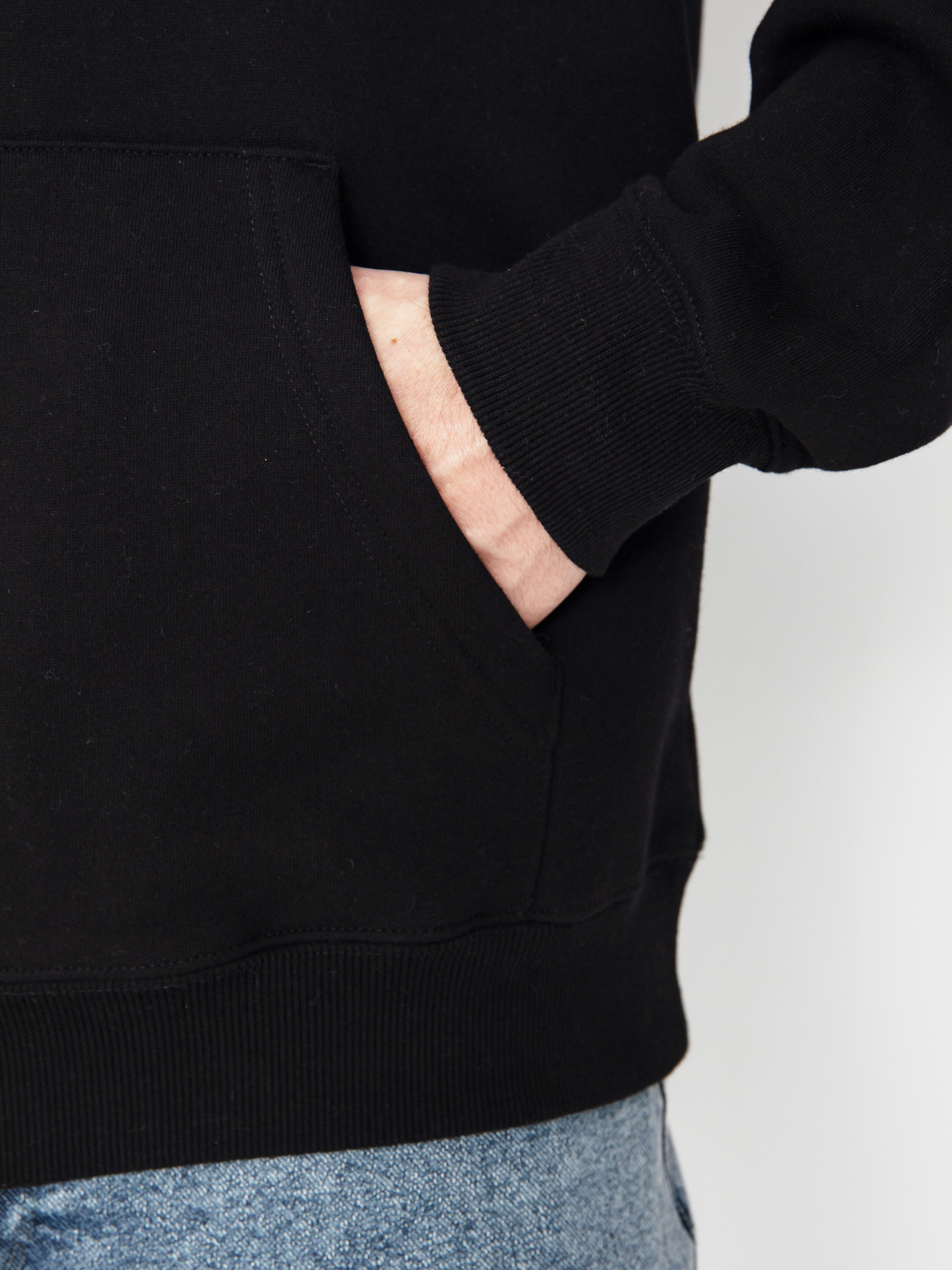 Mikina s kapucí Santa Cruz Tonal Opus Dot Stripe HD (black)