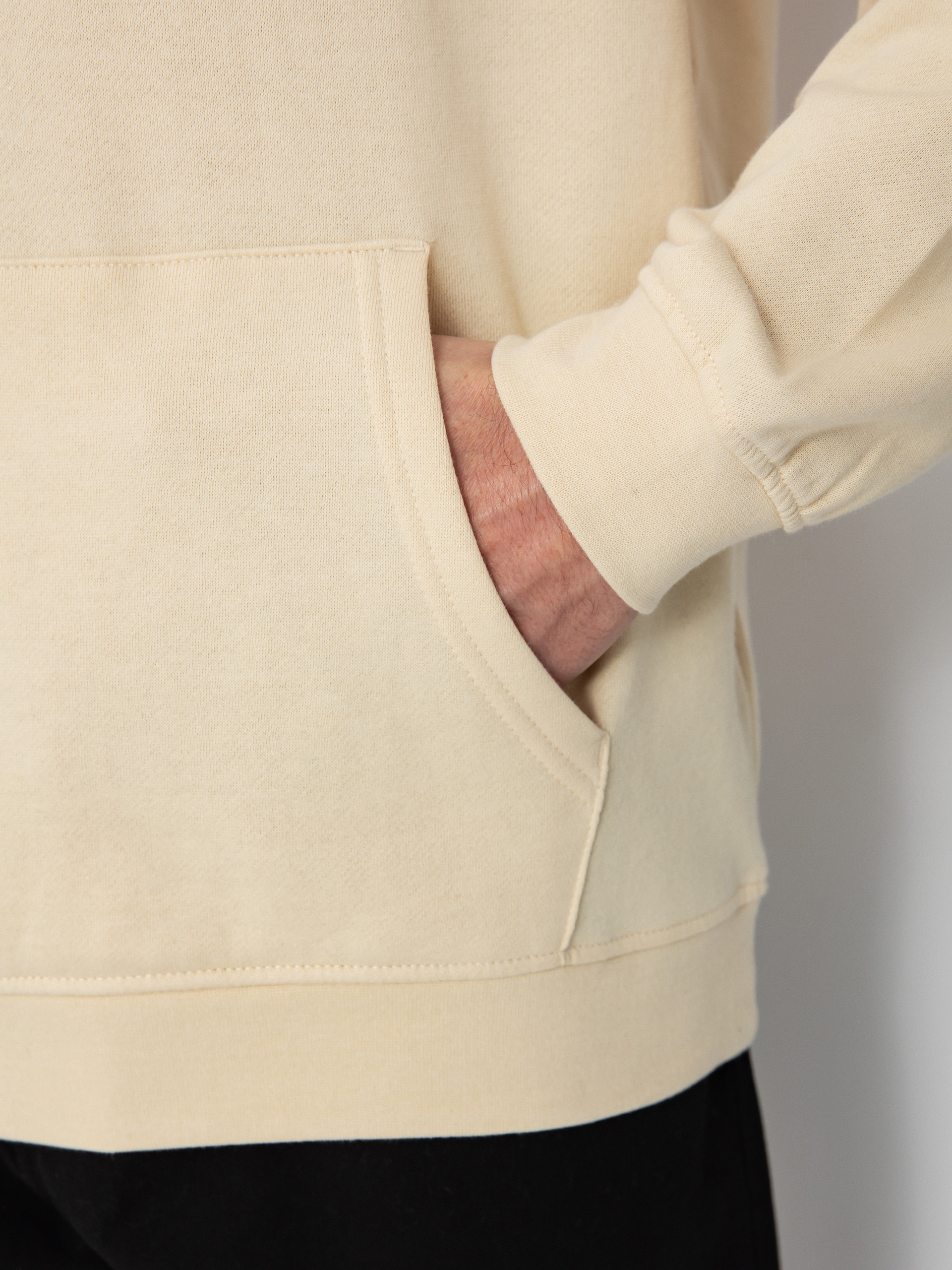 Mikina s kapucí Santa Cruz Classic Dot Chest HD (blond wood)