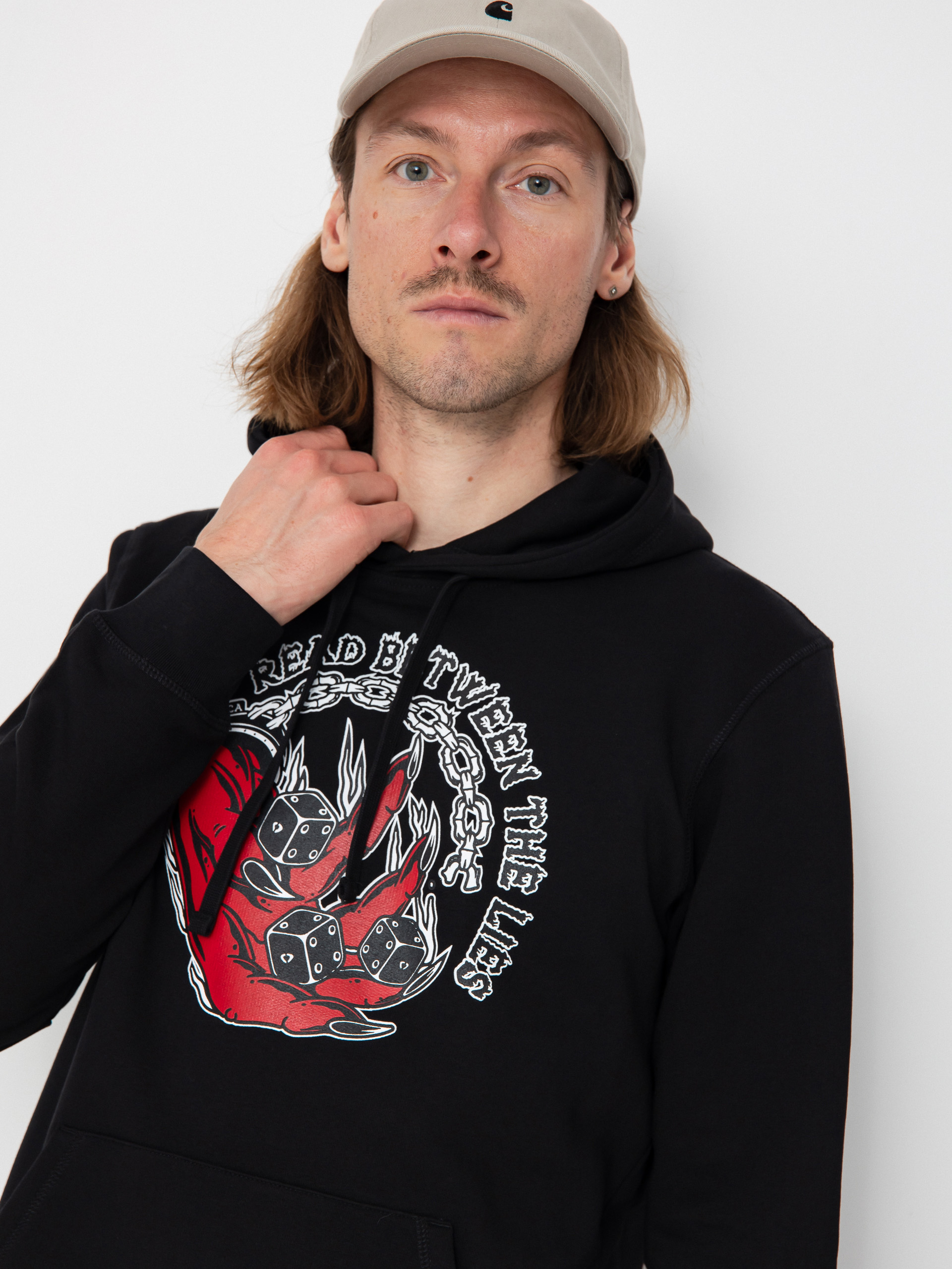 Mikina s kapucí Circa Doom HD (black)