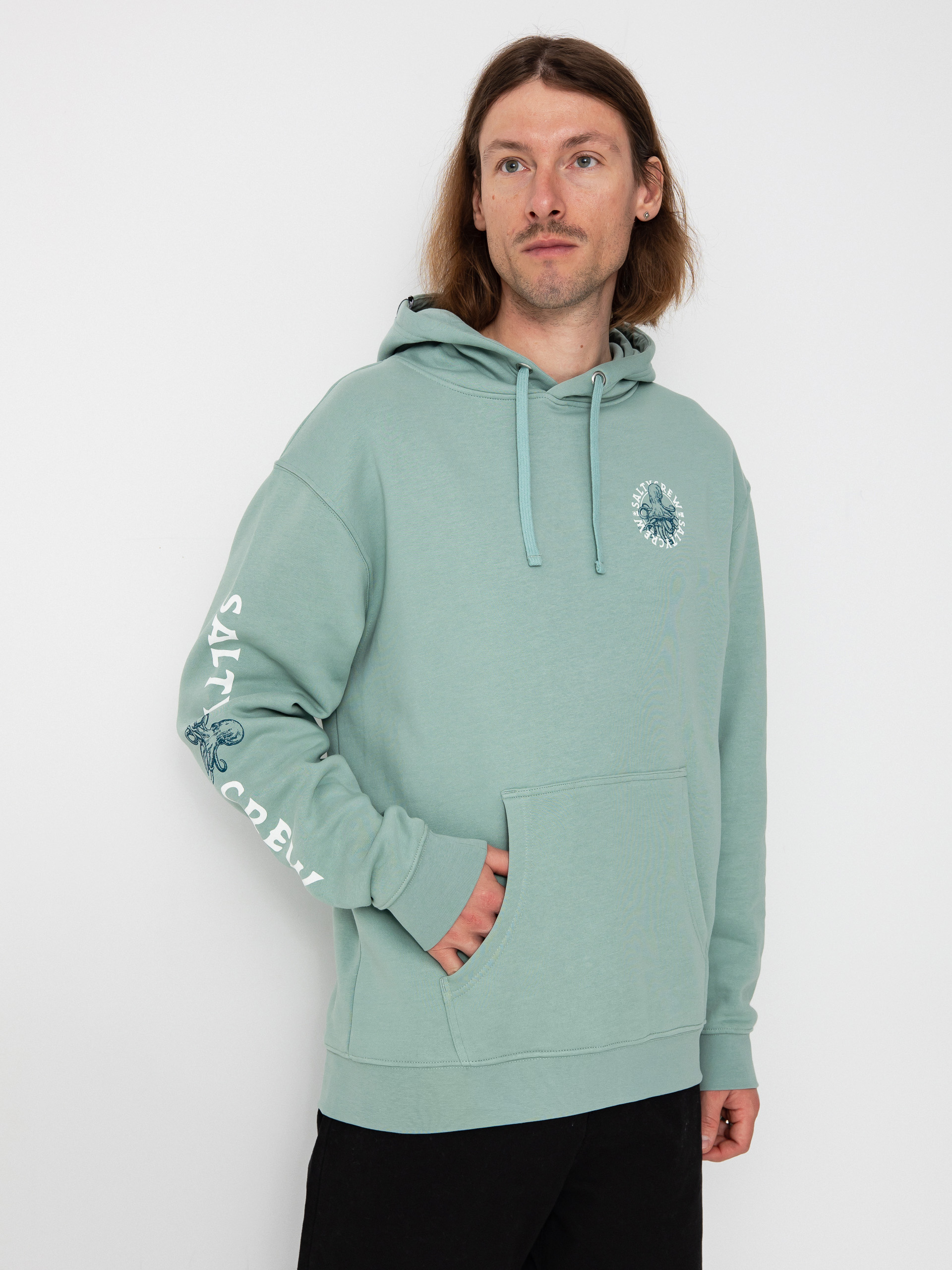 Mikina s kapucí Salty Crew Tentacles HD (mackerel)