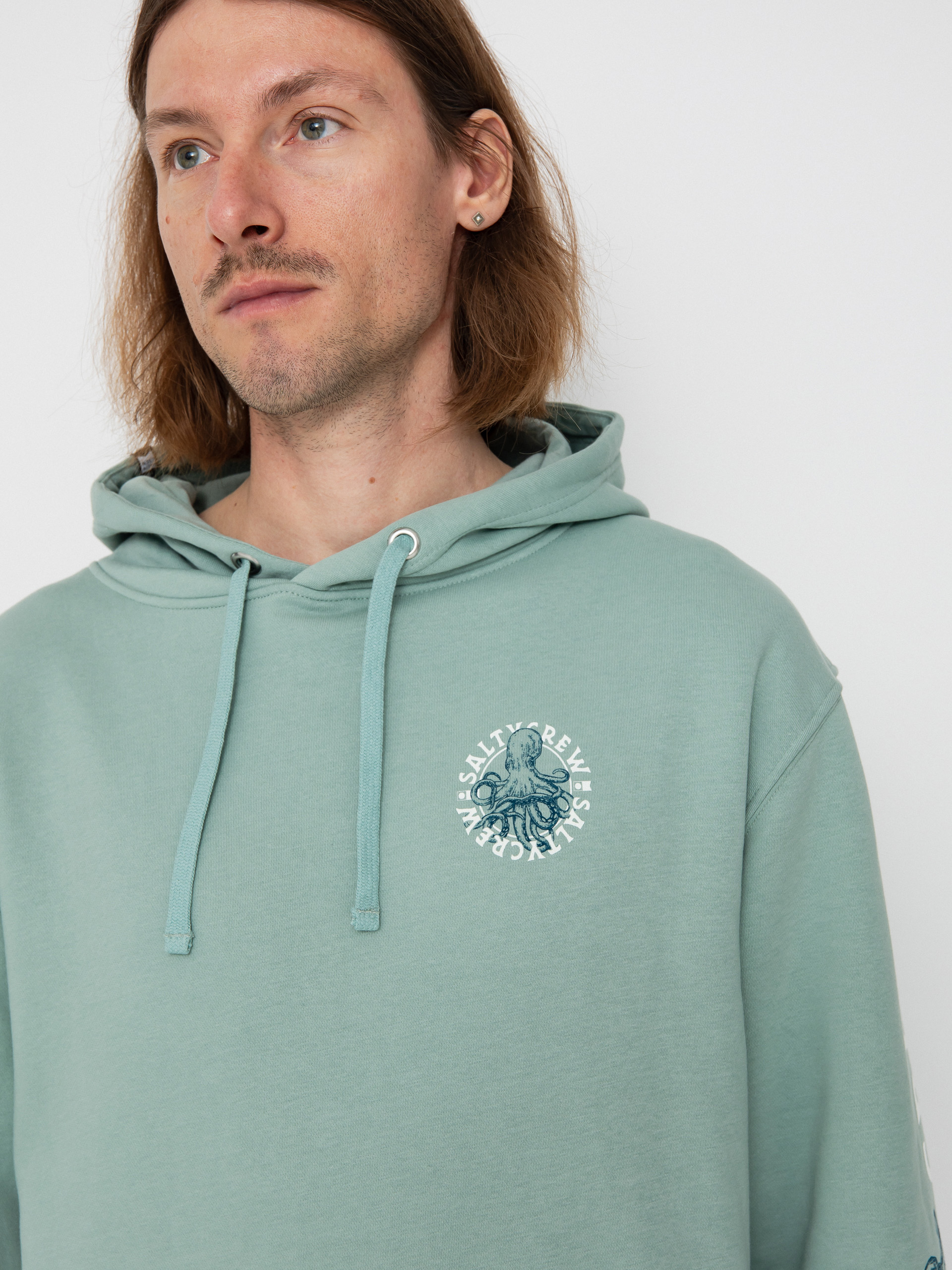 Mikina s kapucí Salty Crew Tentacles HD (mackerel)