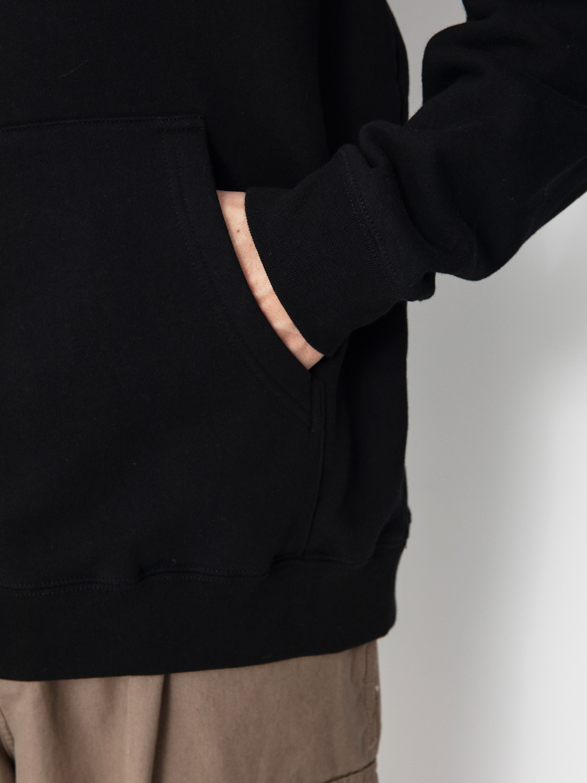 Mikina s kapucí Real Outsider HD (black)