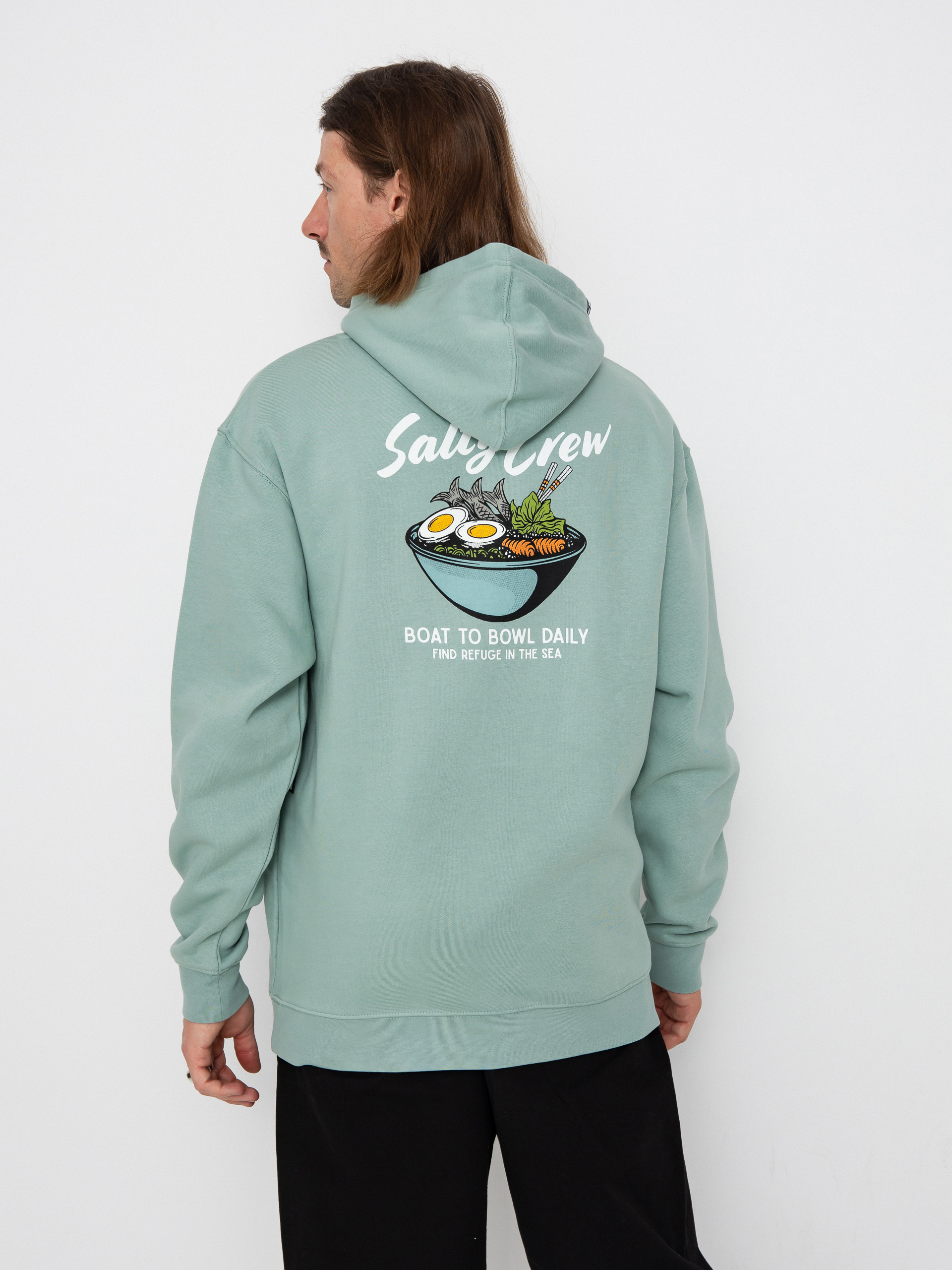 Mikina s kapucí Salty Crew Fish Bowl HD (mackerel)