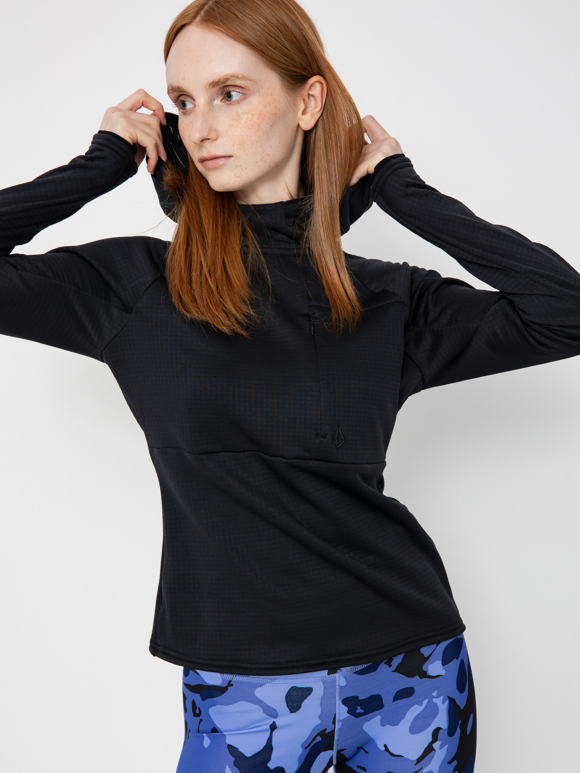 Termomikina  Volcom Gridlock Balaclava Wmn (black)