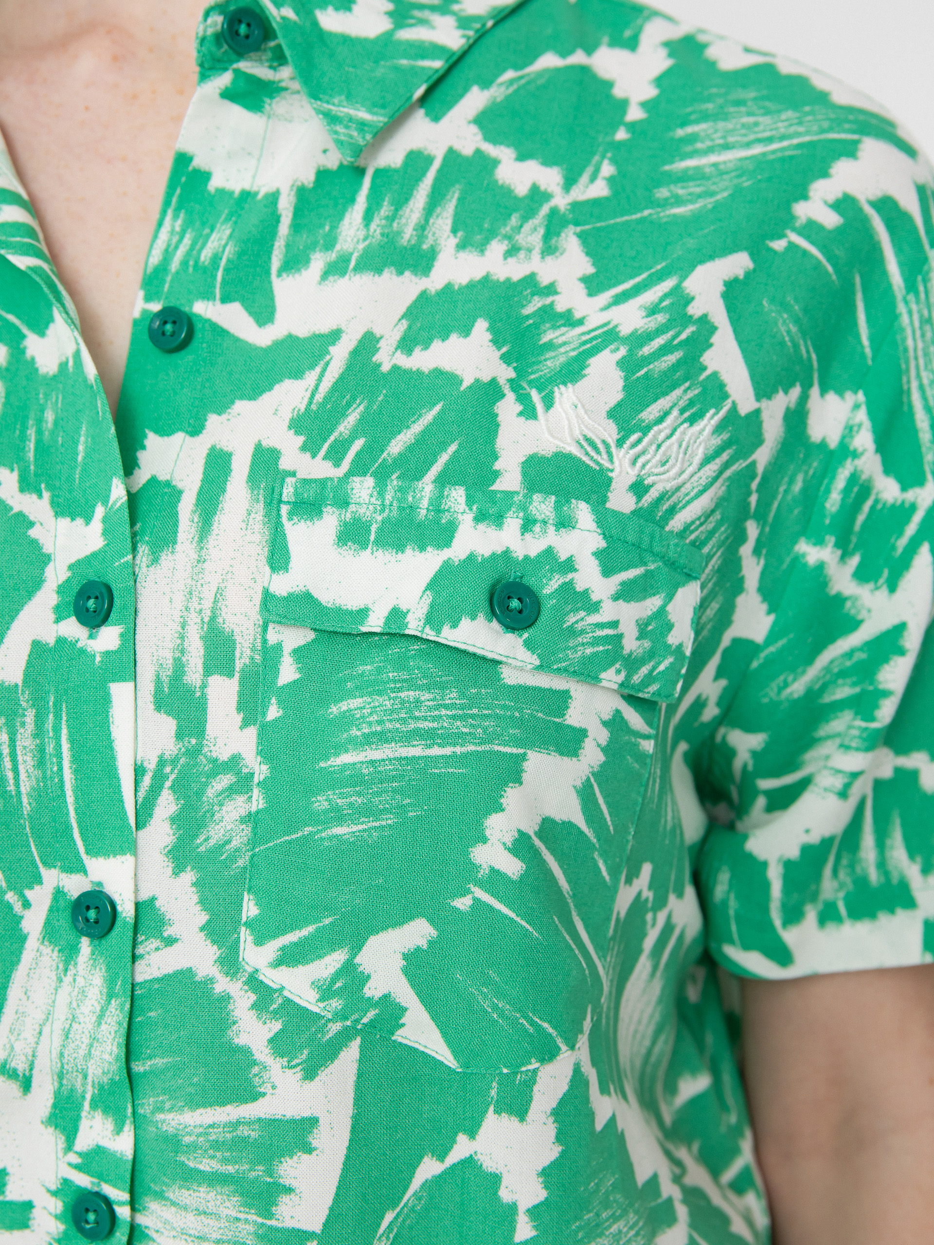 Košile Volcom Fa Alix 2 Wmn (jade)