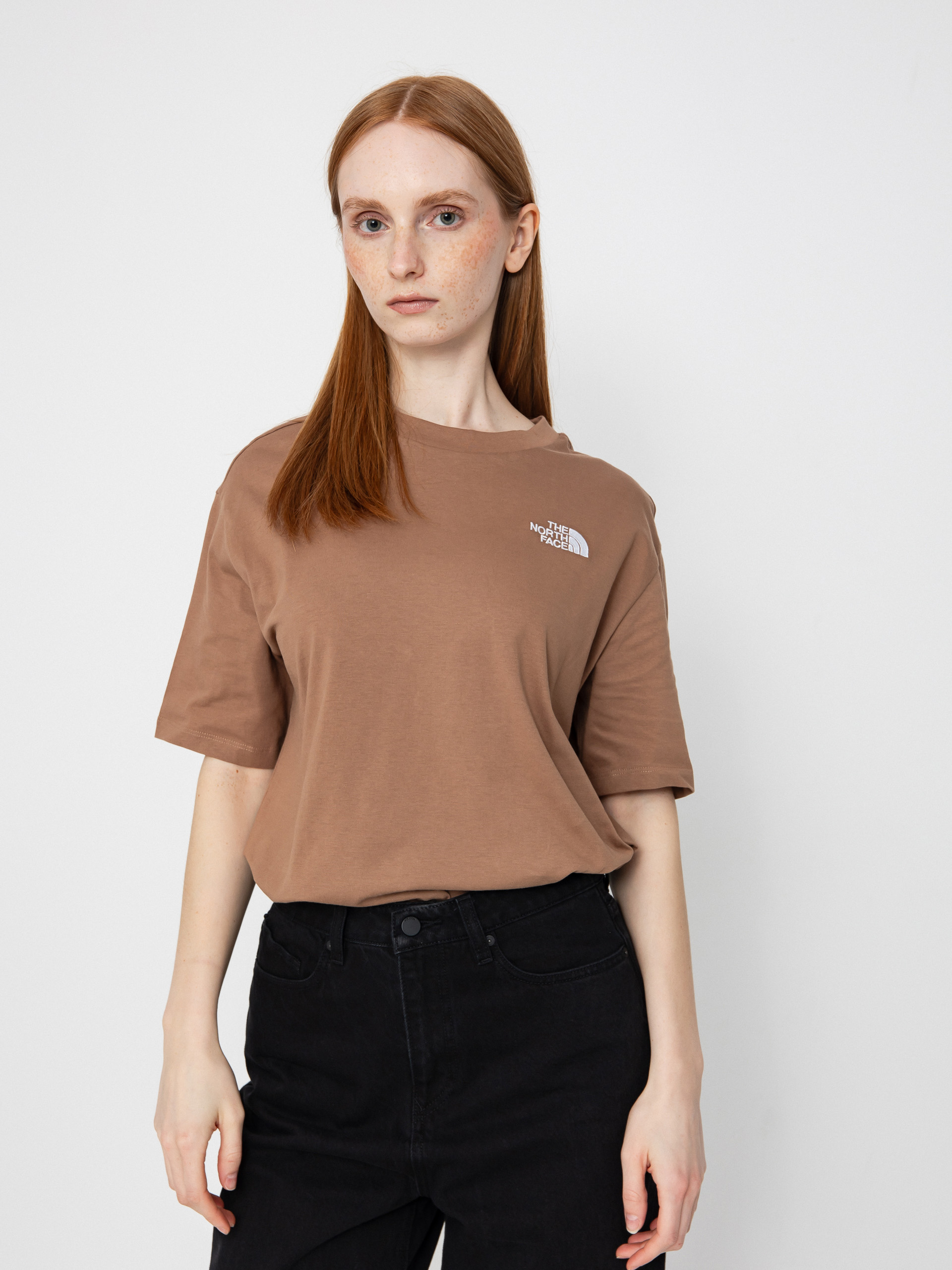 Tričko The North Face Essential Oversize Wmn (latte)