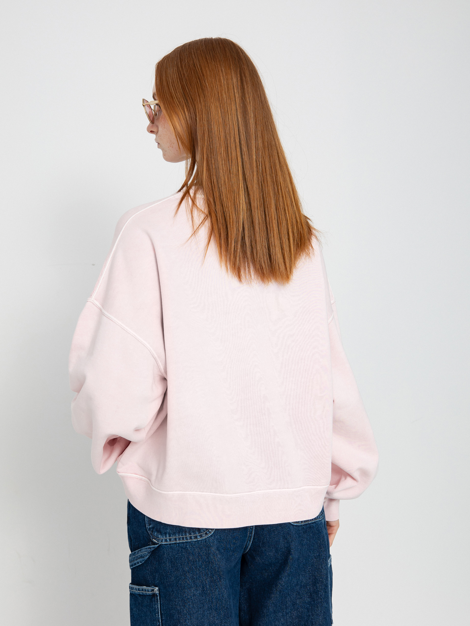 Mikina Carhartt WIP Benton Wmn (air pink)