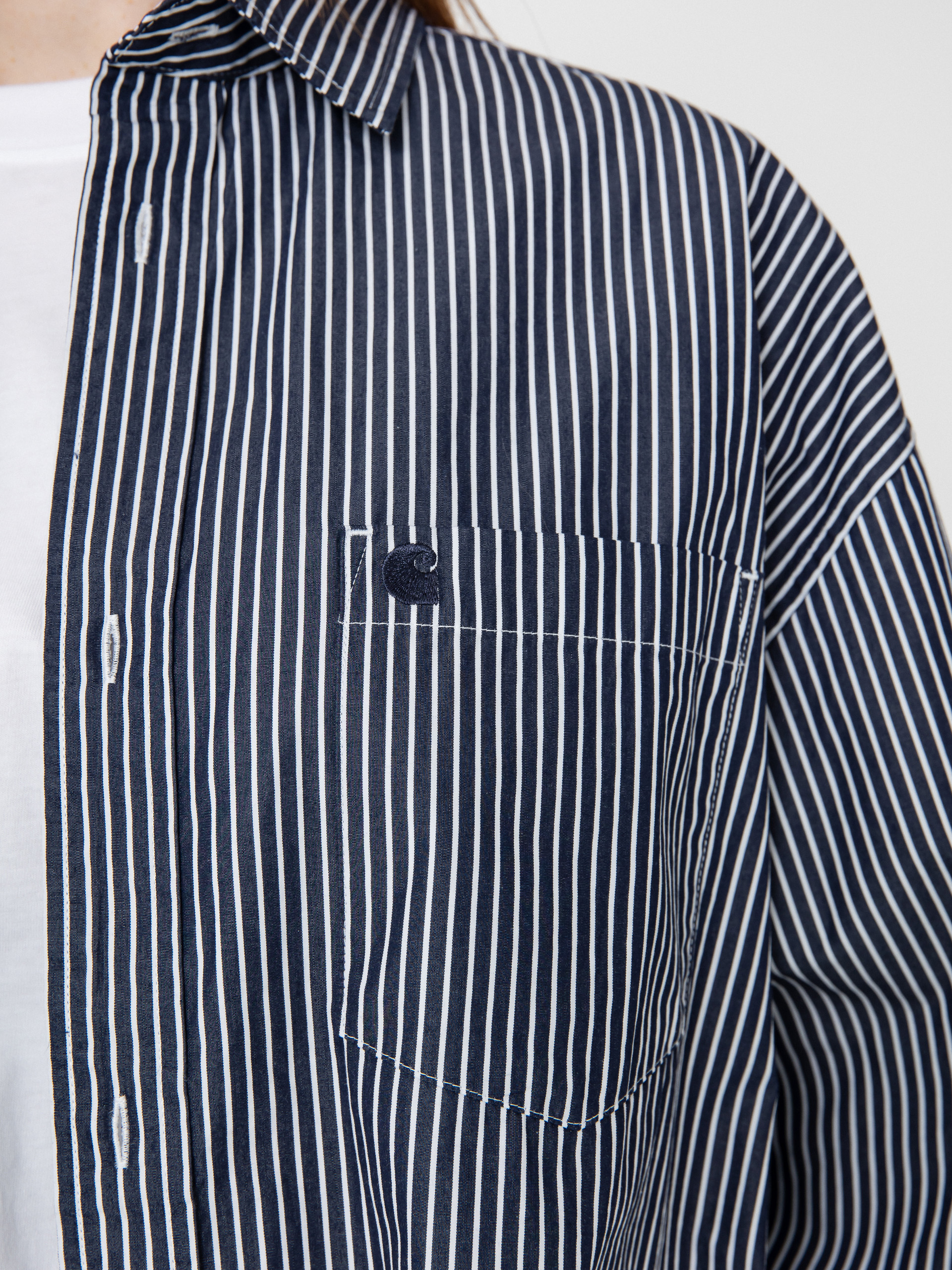Košile Carhartt WIP Arvin Wmn (arvin stripe/space/space)