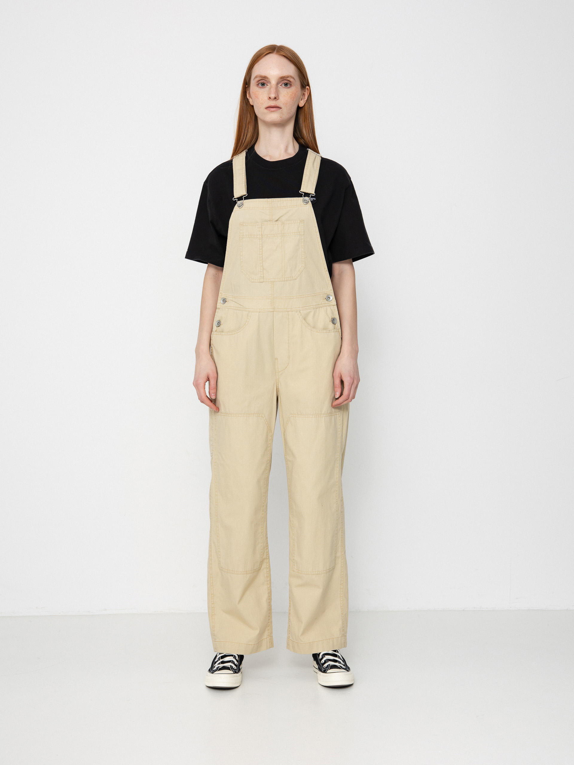 Kalhoty Brixton Utility Overall Wmn (pale khaki)