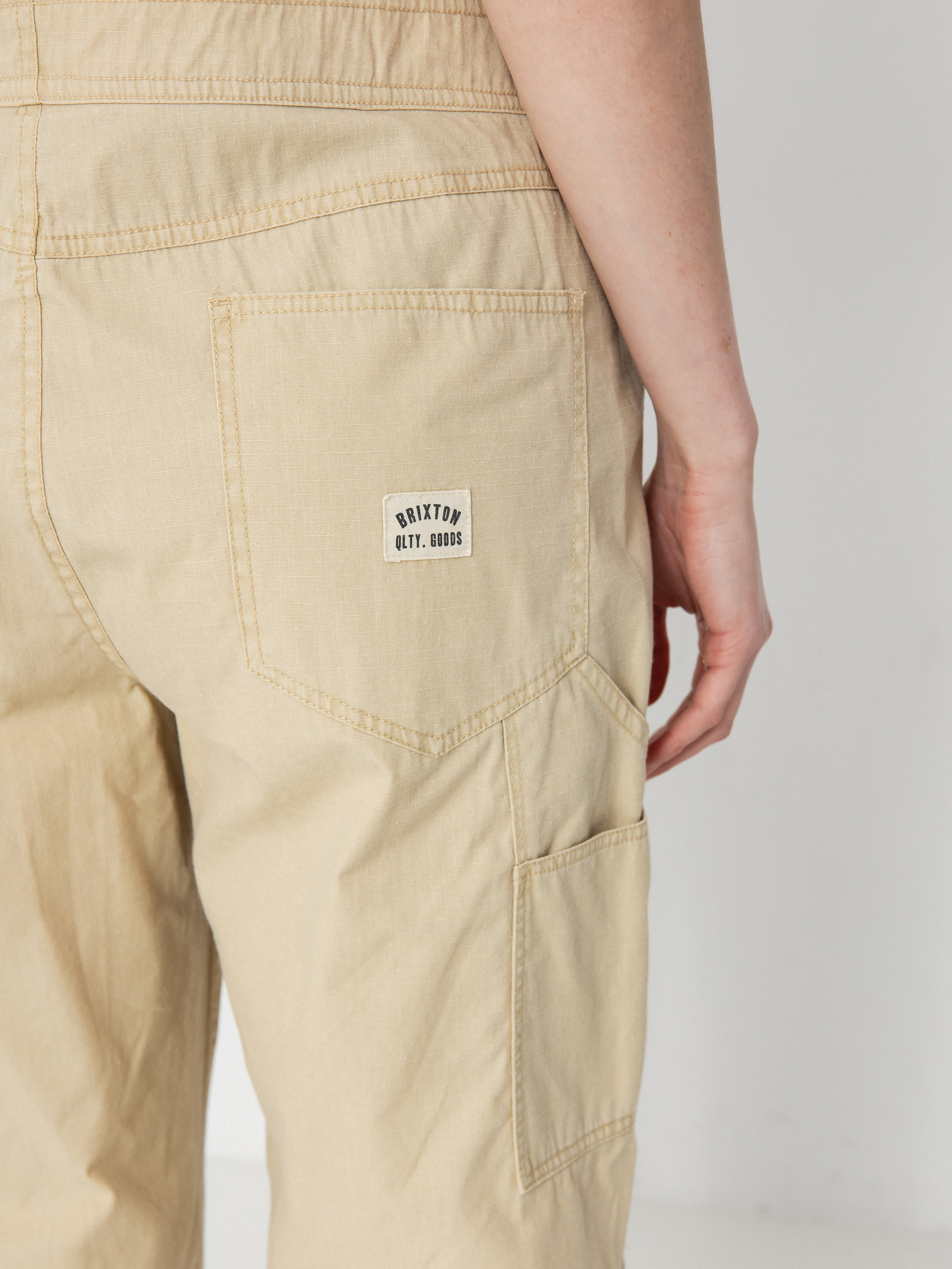 Kalhoty Brixton Utility Overall Wmn (pale khaki)
