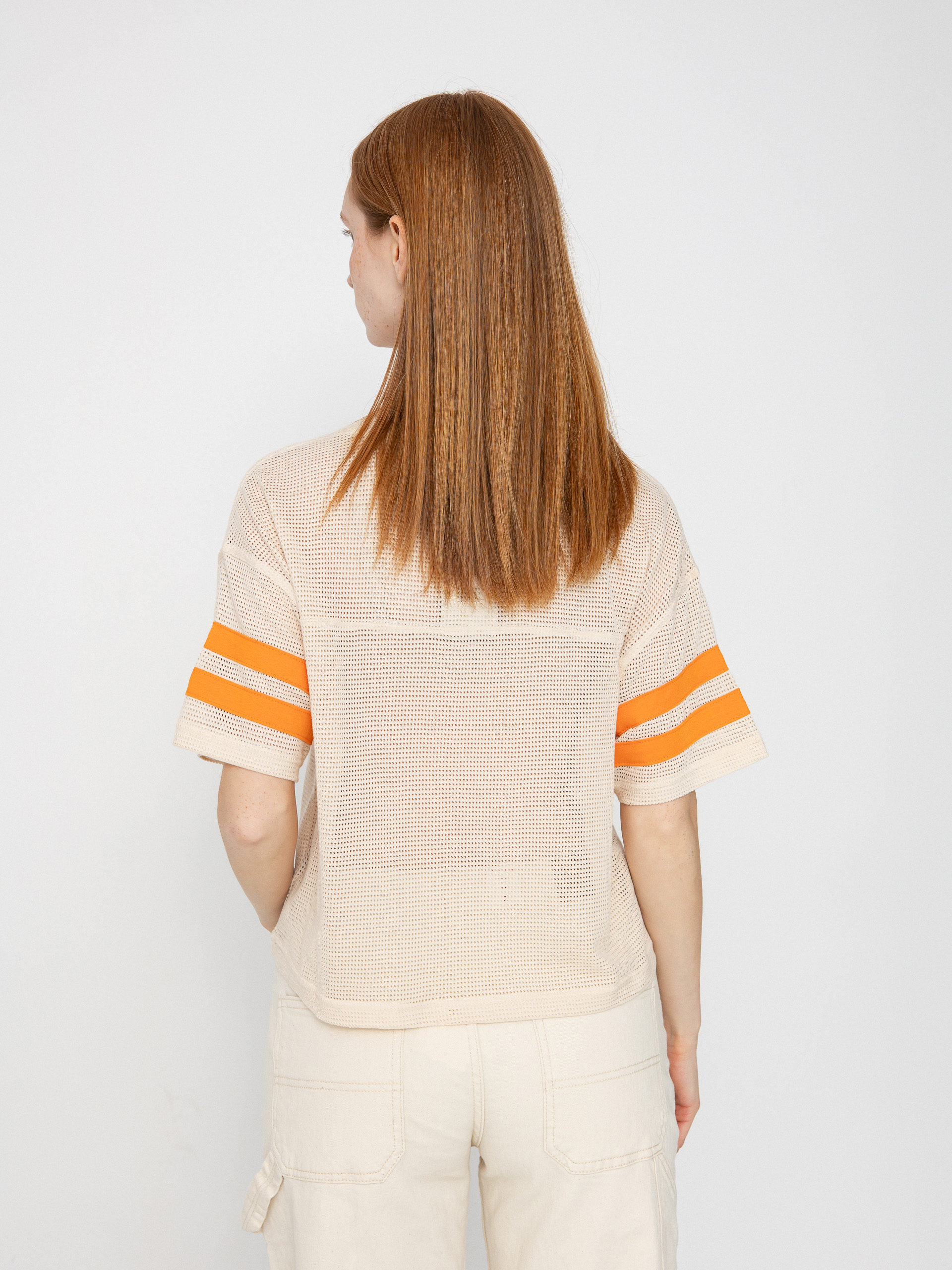 Tričko Brixton Varsity Football Mesh Wmn (whitecap)