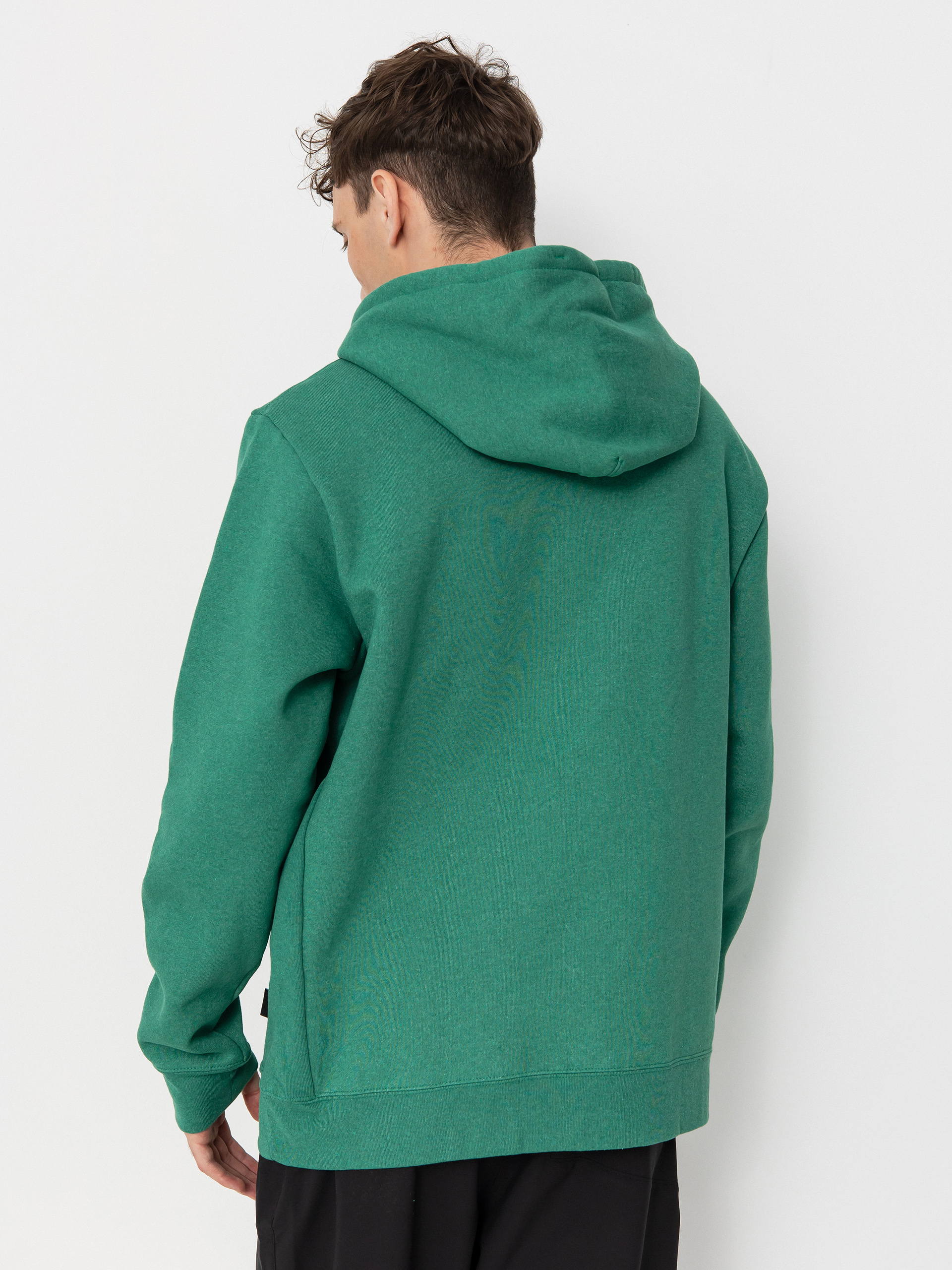 Mikina s kapucí Patagonia P 6 Logo Uprisal HD (p-6 outline/heartleaf green)