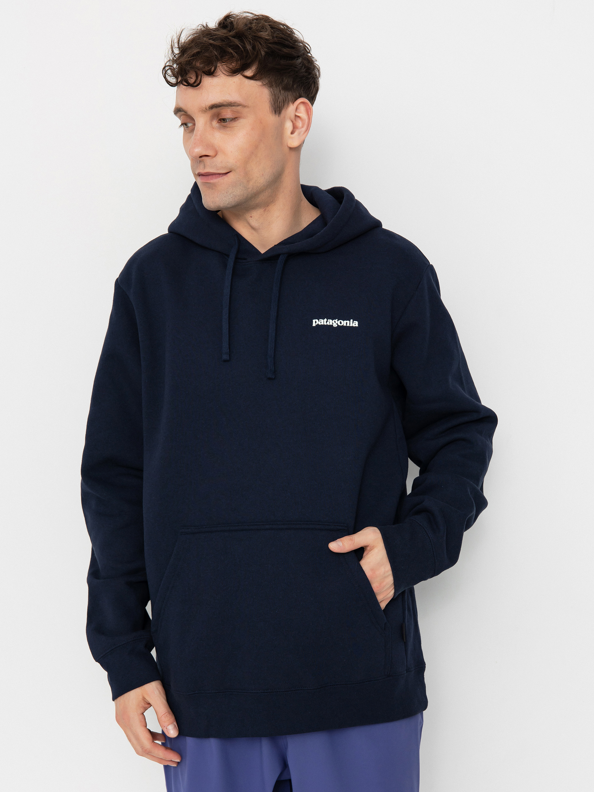 Mikina s kapucí Patagonia Fitz Roy Icon Uprisal HD (new navy)